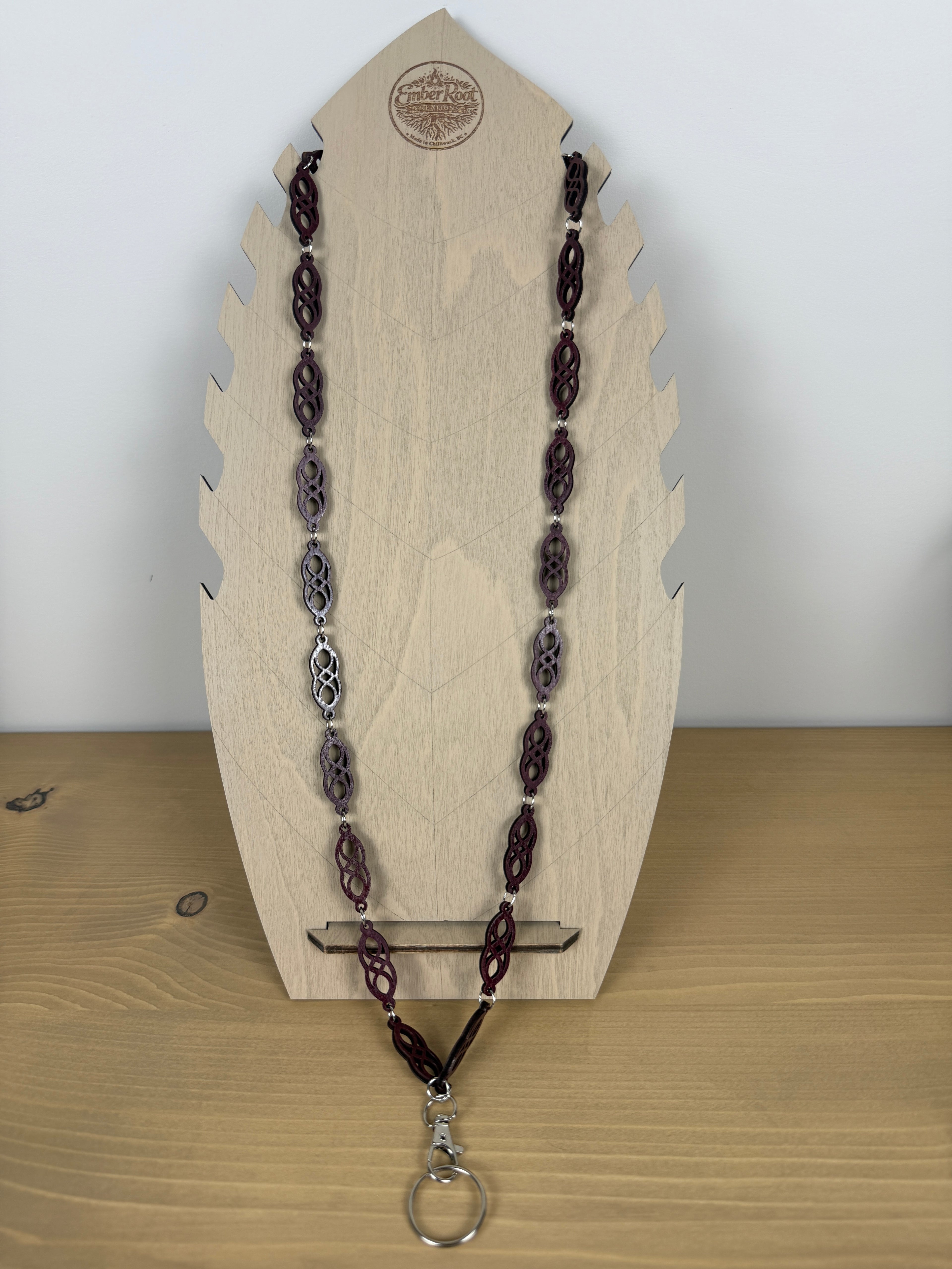 Wood Link Lanyard set