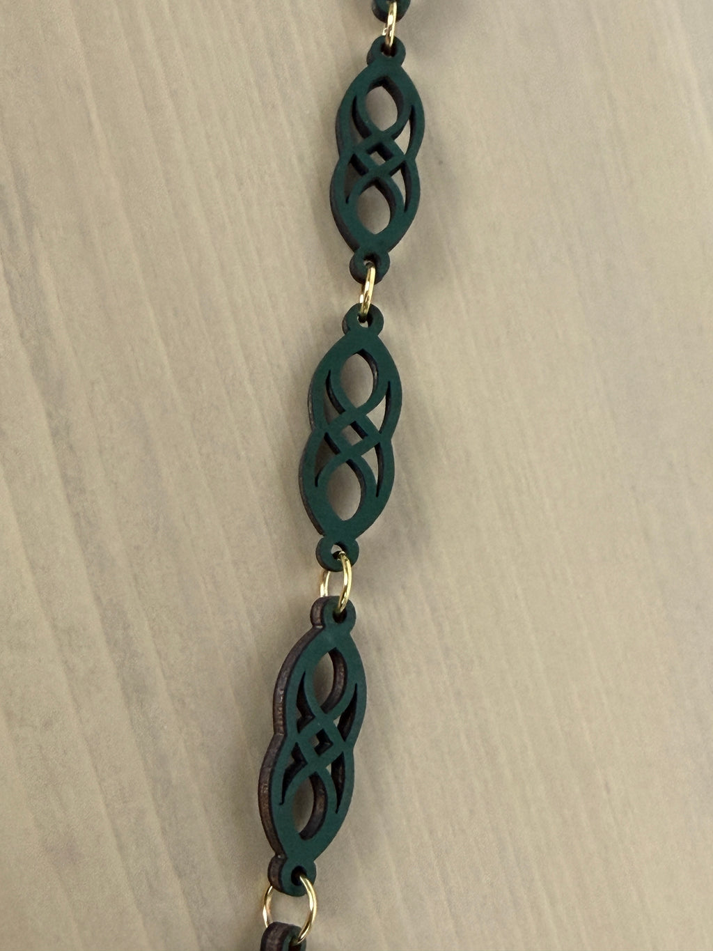 Wood Link Lanyard set