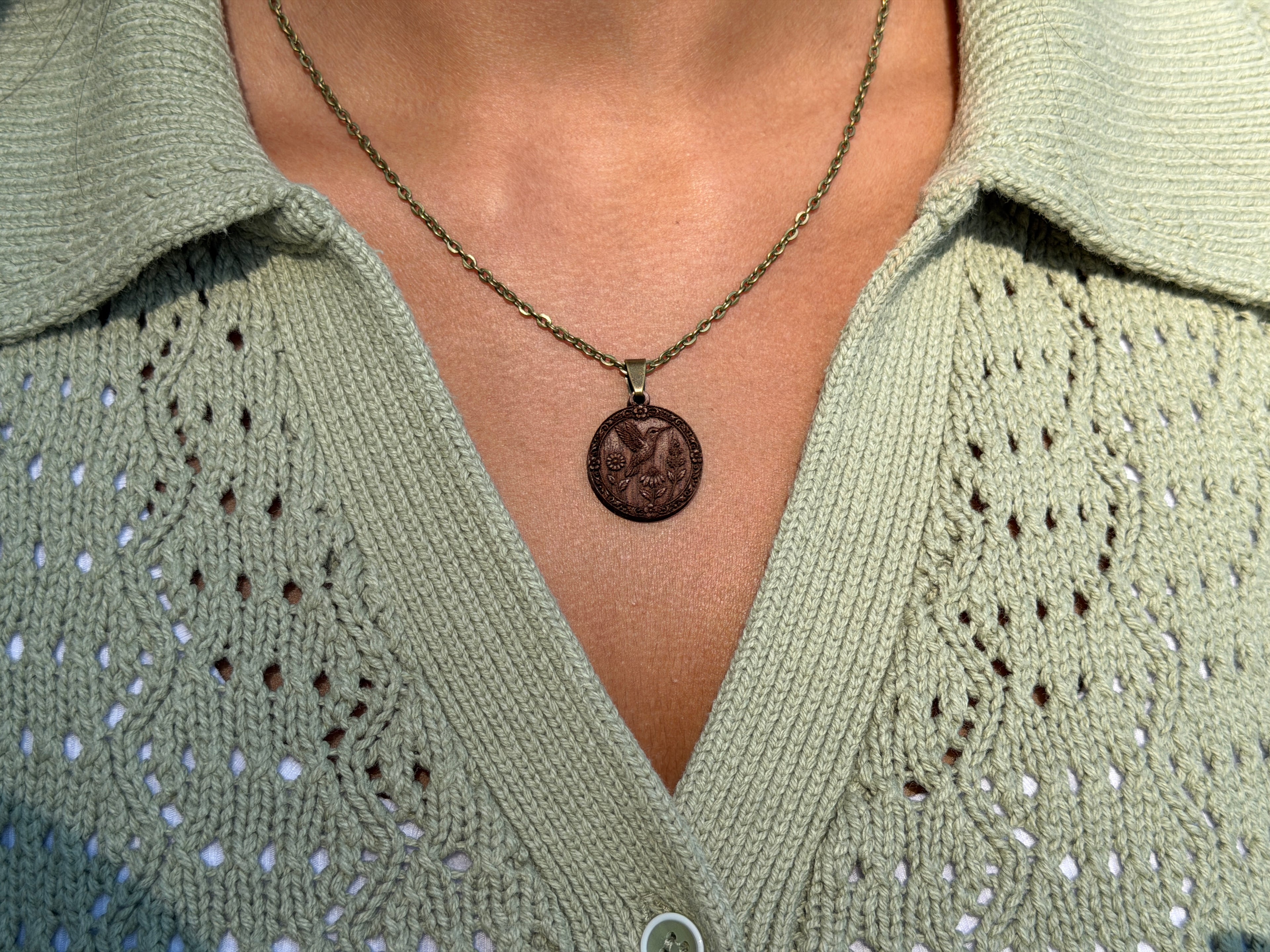 Hummingbird Pendant - Joy, Hope and Resilience
