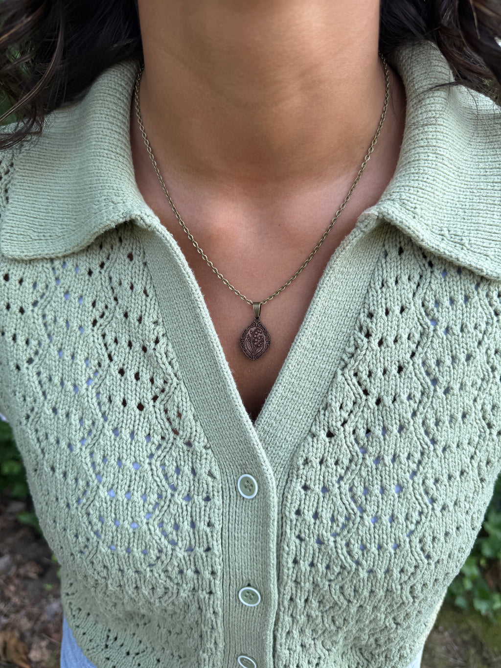 Lily of the Valley Pendant - Grace, Hope, and Renewal