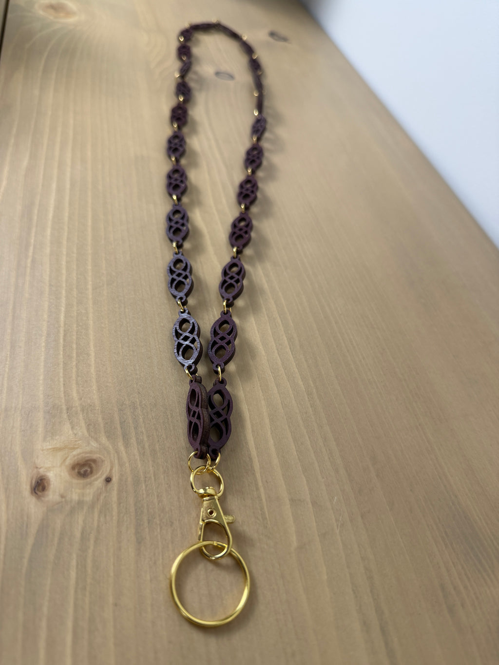 Wood Link Lanyard set