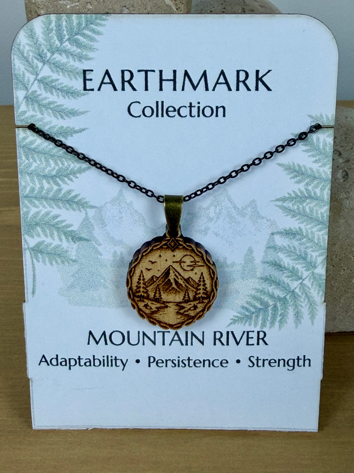 Mountain River Pendant - Adaptability, Persistence and Strength