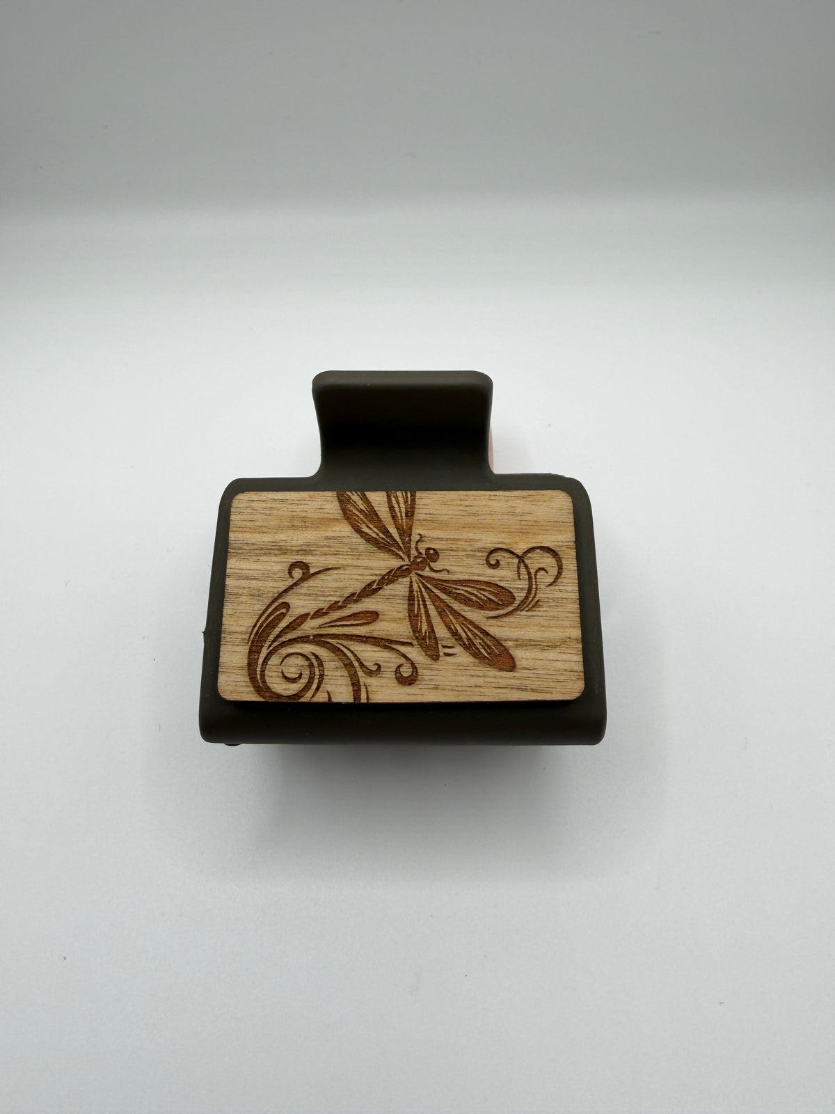 Dragonfly Wood Hair Clip