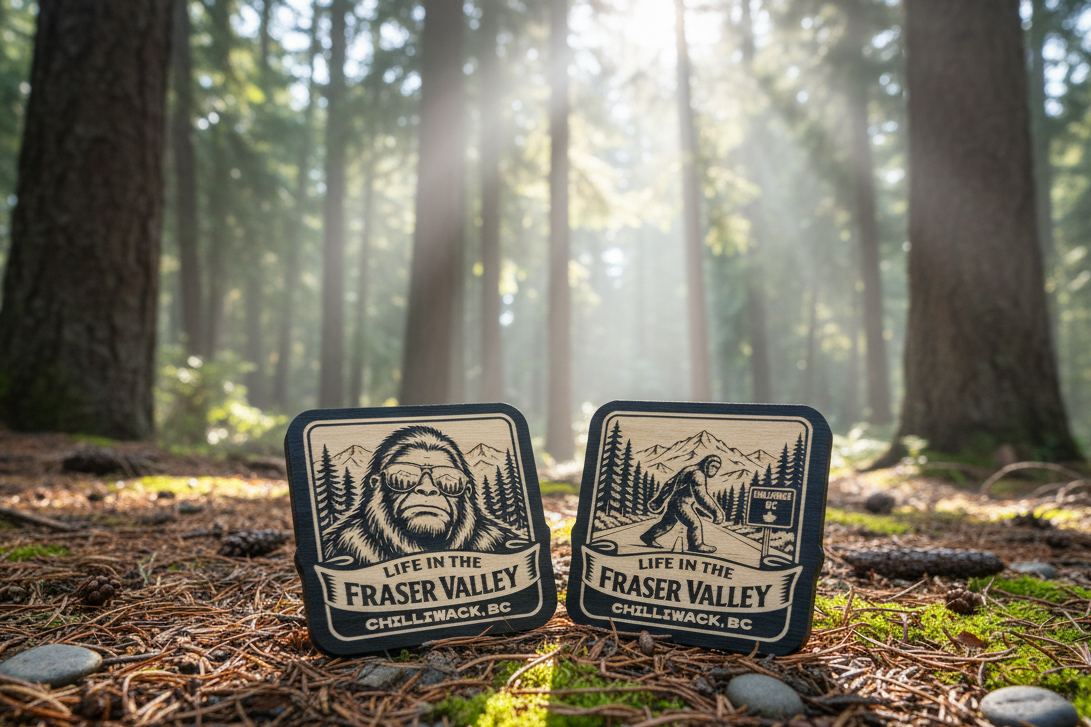 Life in the Fraser Valley Magnet - Chilliwack - Sasquatch