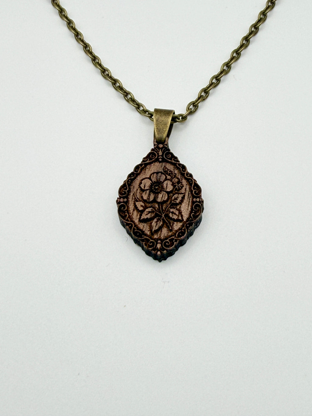 Wild Rose Pendant - Resilience, Courage and Beauty