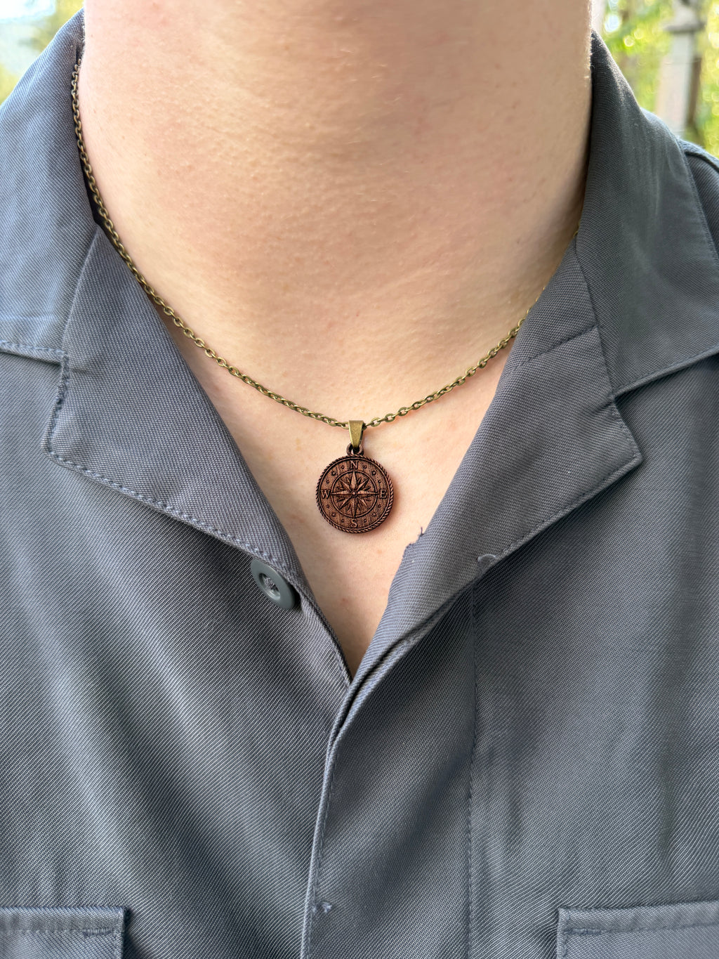 Compass Rose Pendant - Direction, Purpose and Courage