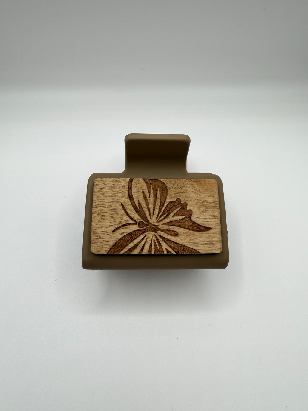 Butterfly Wood Hair Clip