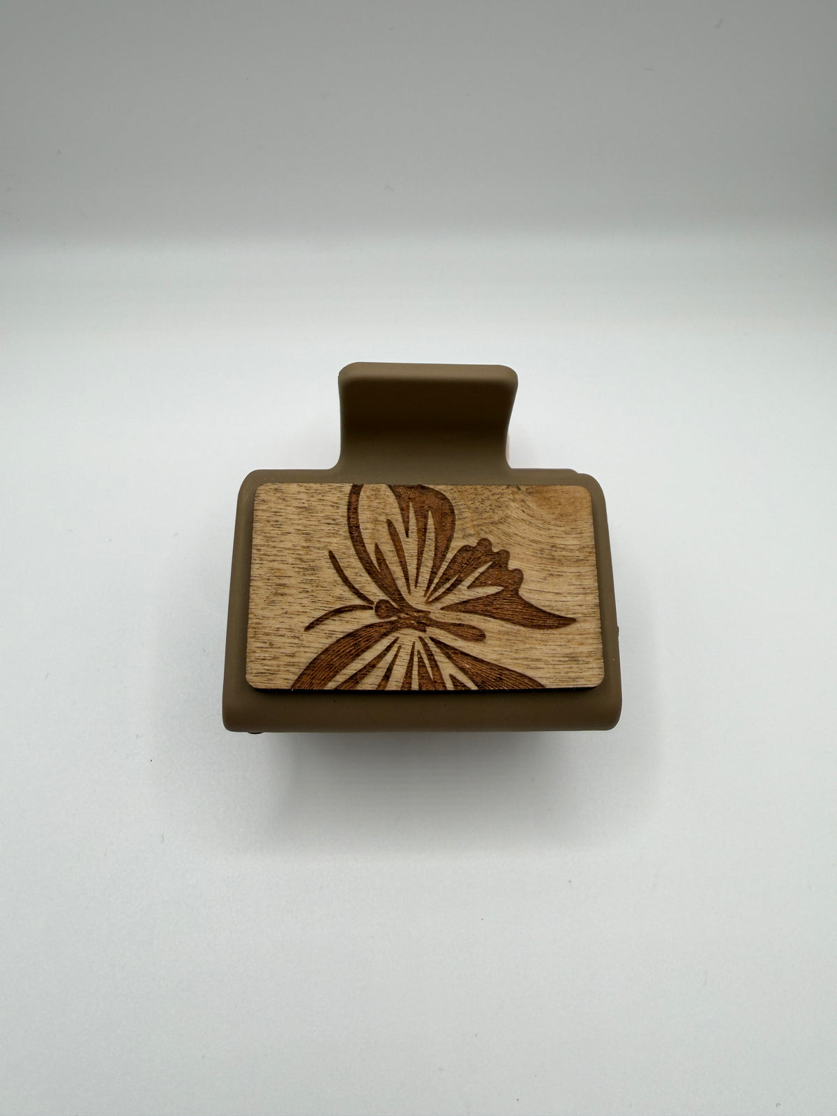 Butterfly Wood Hair Clip