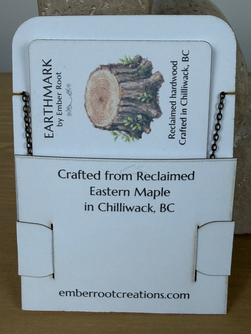 Tree Rings Pendant - Growth, Resilience, and Becoming