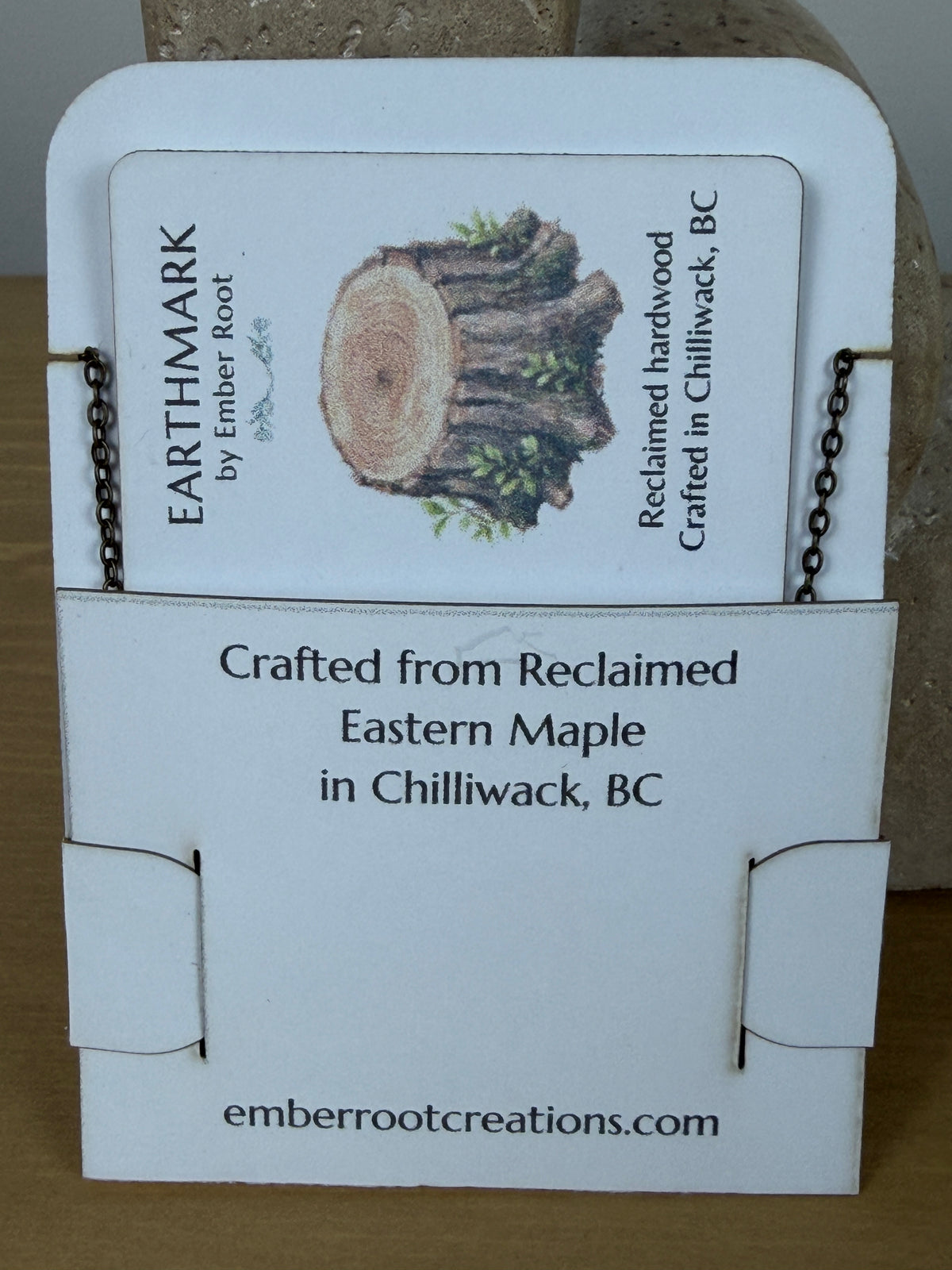 Tree Rings Pendant - Growth, Resilience, and Becoming
