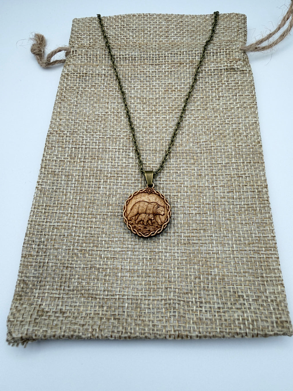 Bear & Cub Pendant - Family, Devotion and Belonging