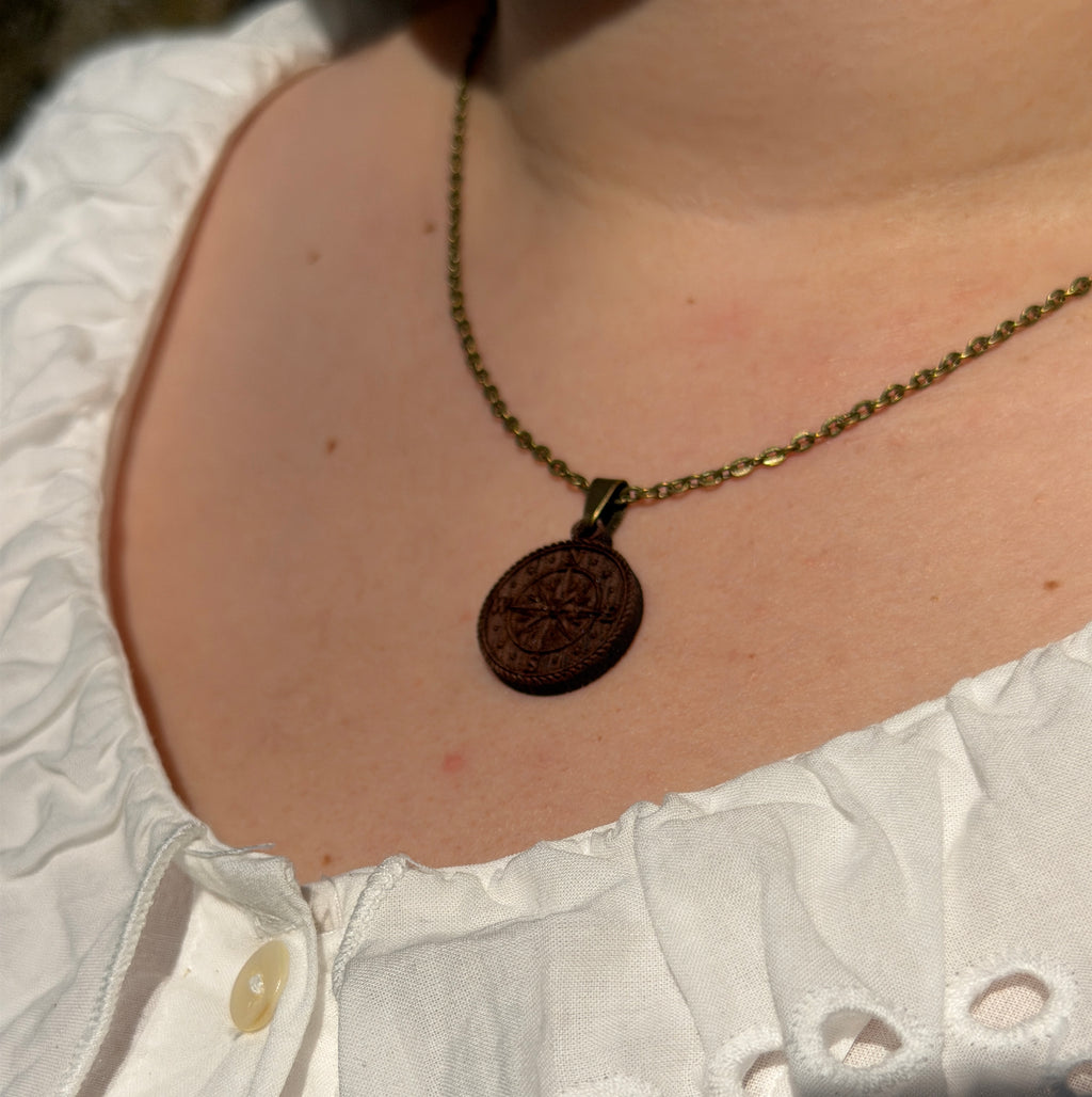 Compass Rose Pendant - Direction, Purpose and Courage