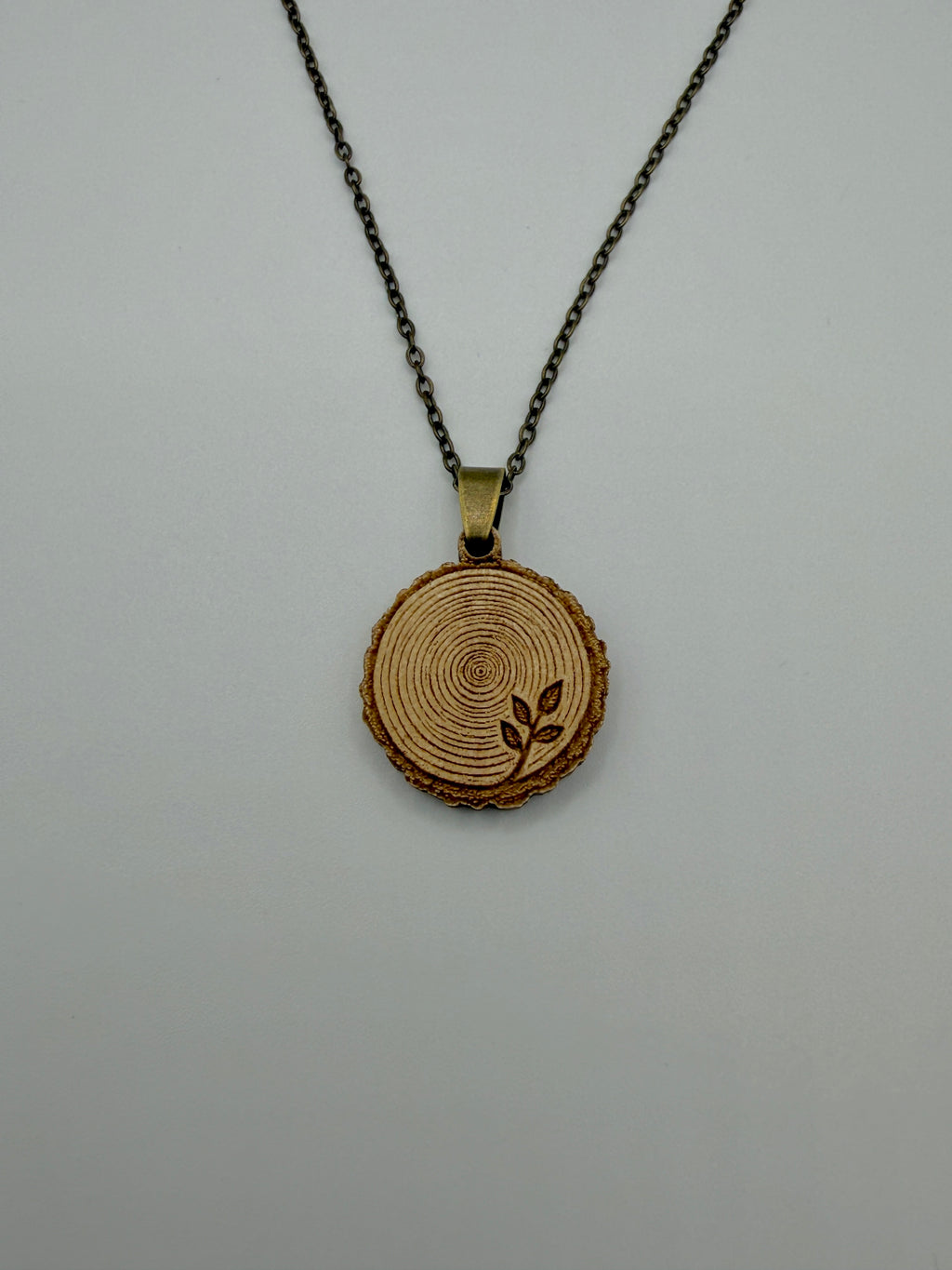 Tree Rings Pendant - Growth, Resilience, and Becoming