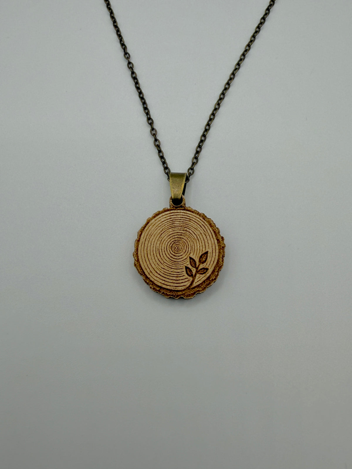 Tree Rings Pendant - Growth, Resilience, and Becoming