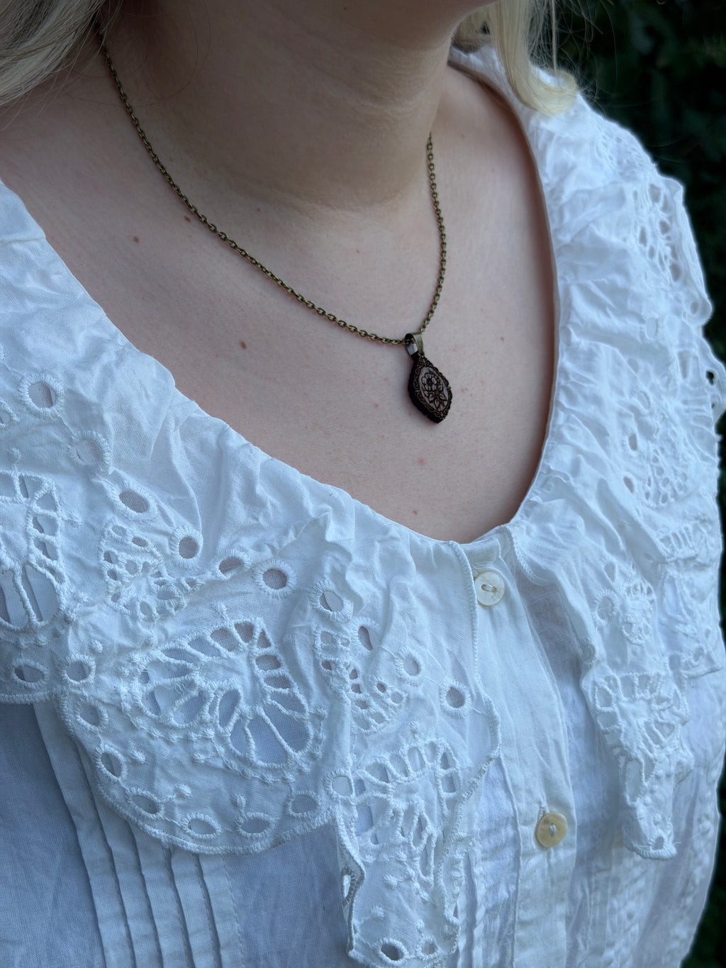 Wild Rose Pendant - Resilience, Courage and Beauty
