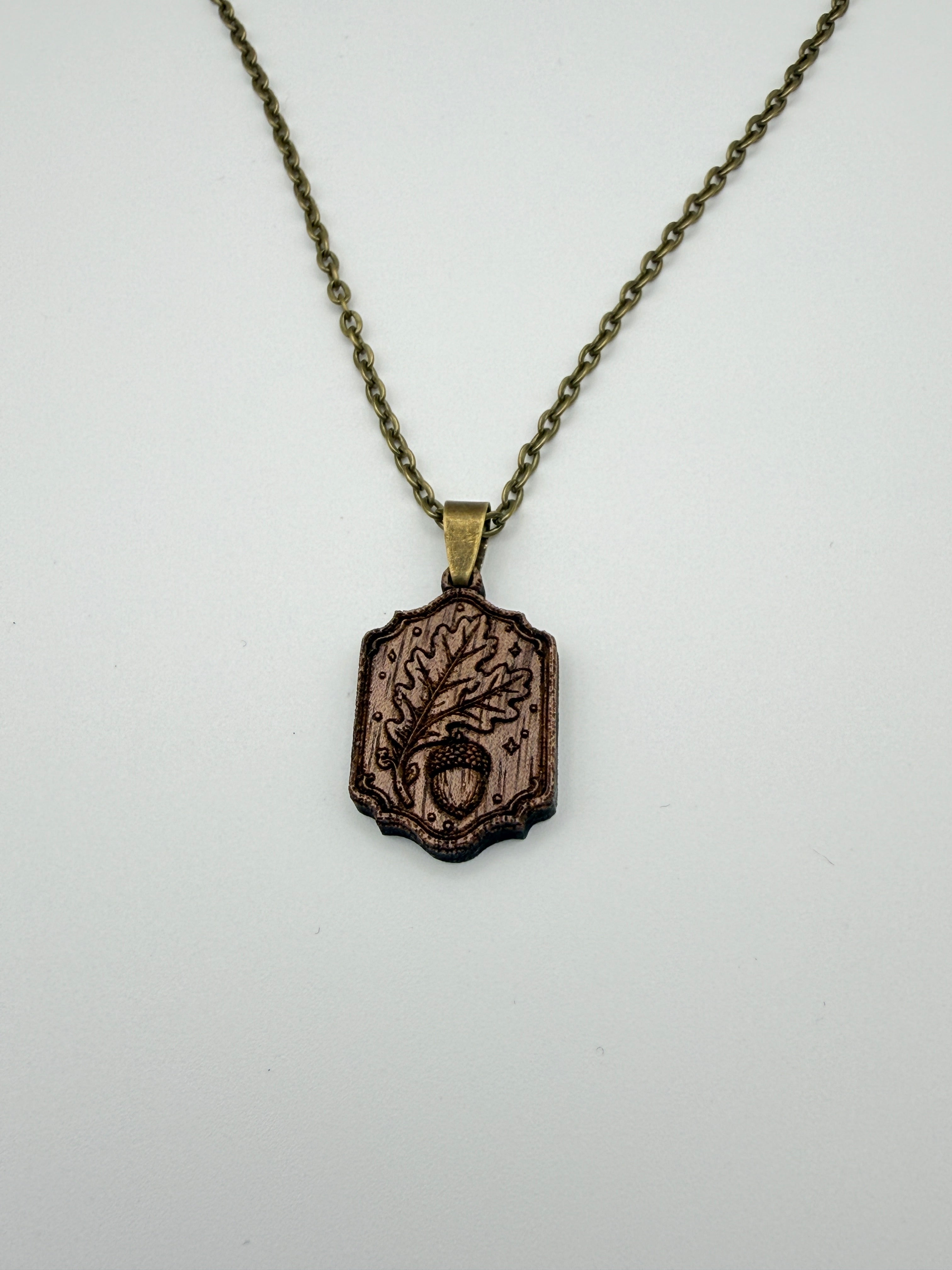 Oak & Acorn Pendant - Legacy, Growth and Potential