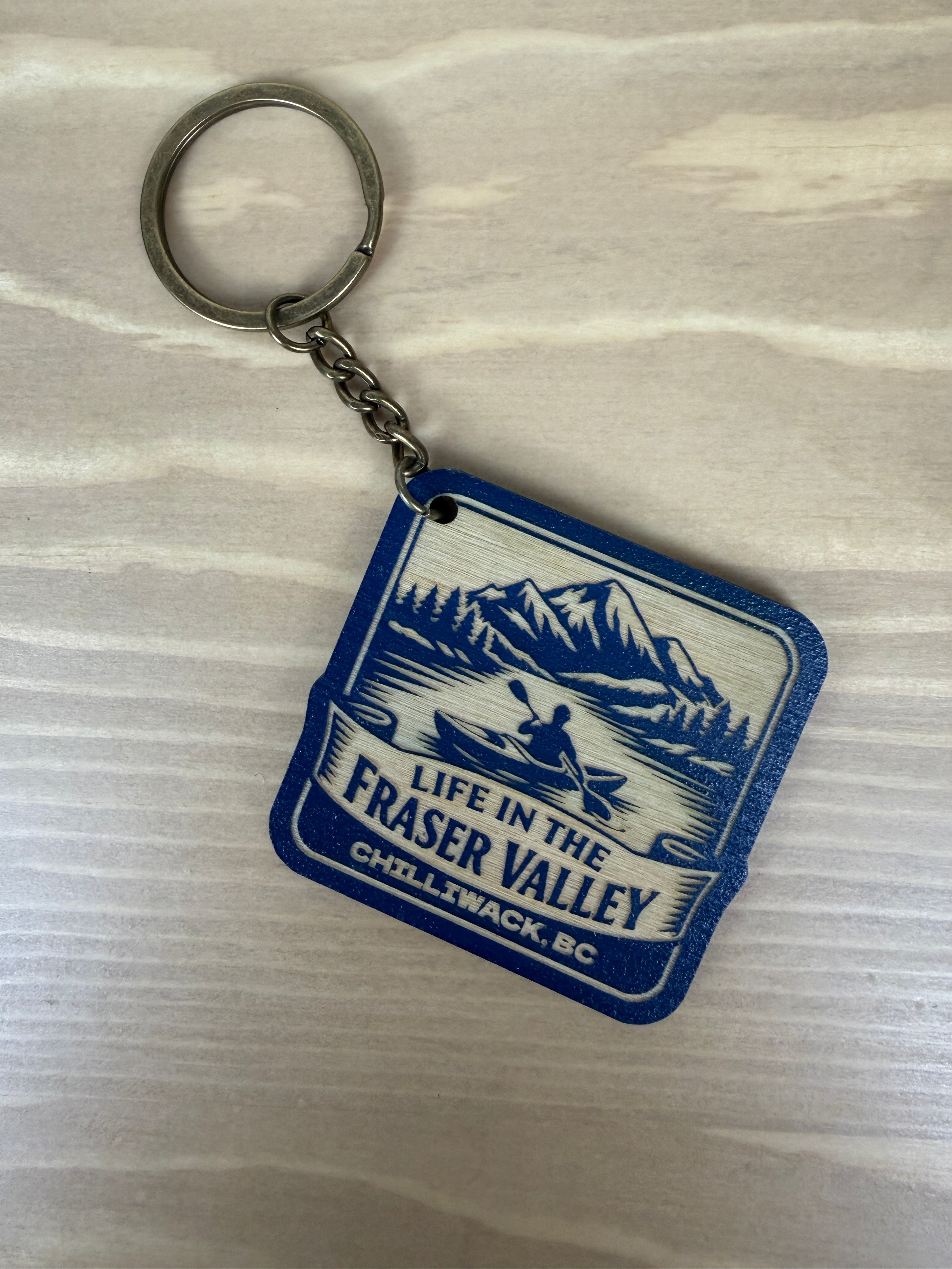 Life in the Fraser Valley Keychain - Chilliwack - Kayaking
