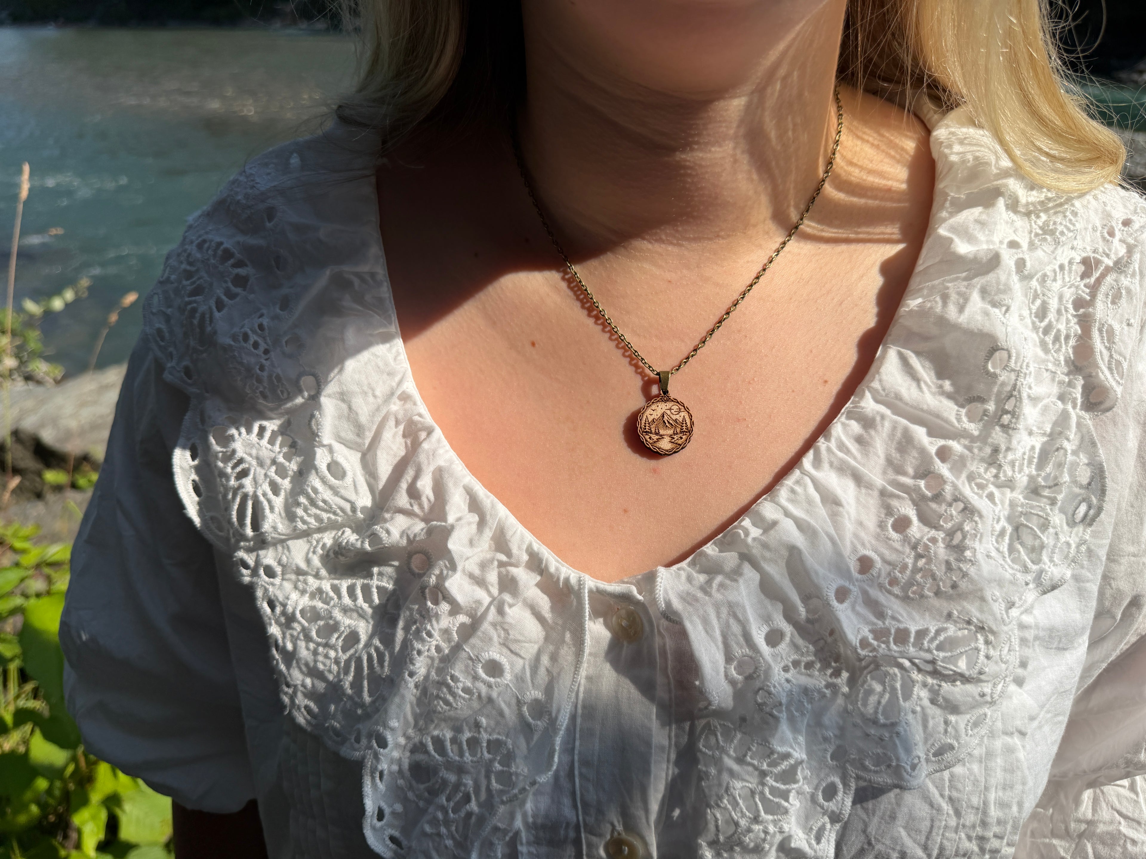 Mountain River Pendant - Adaptability, Persistence and Strength