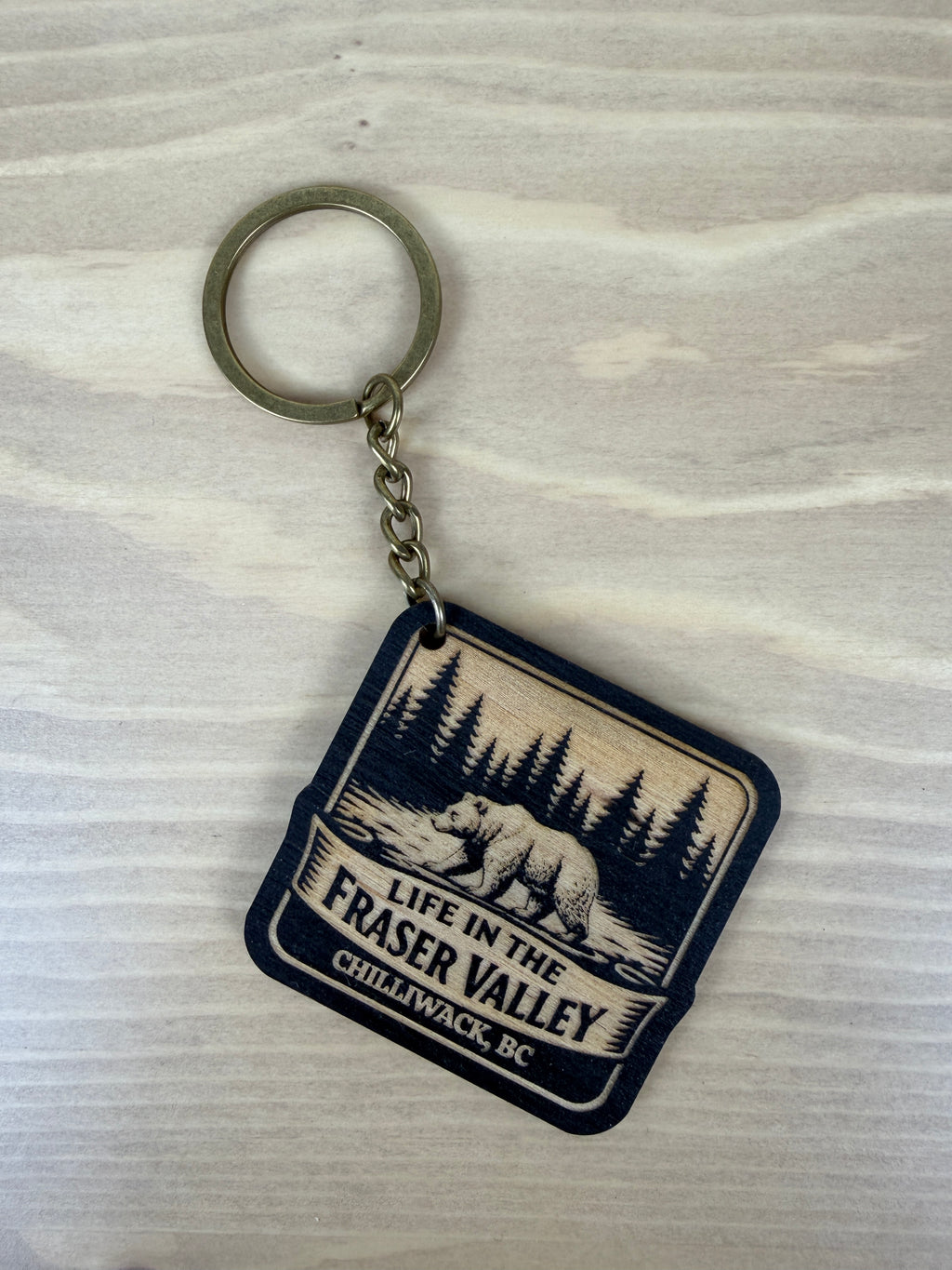Life in the Fraser Valley Keychain - Chilliwack - Bear Country