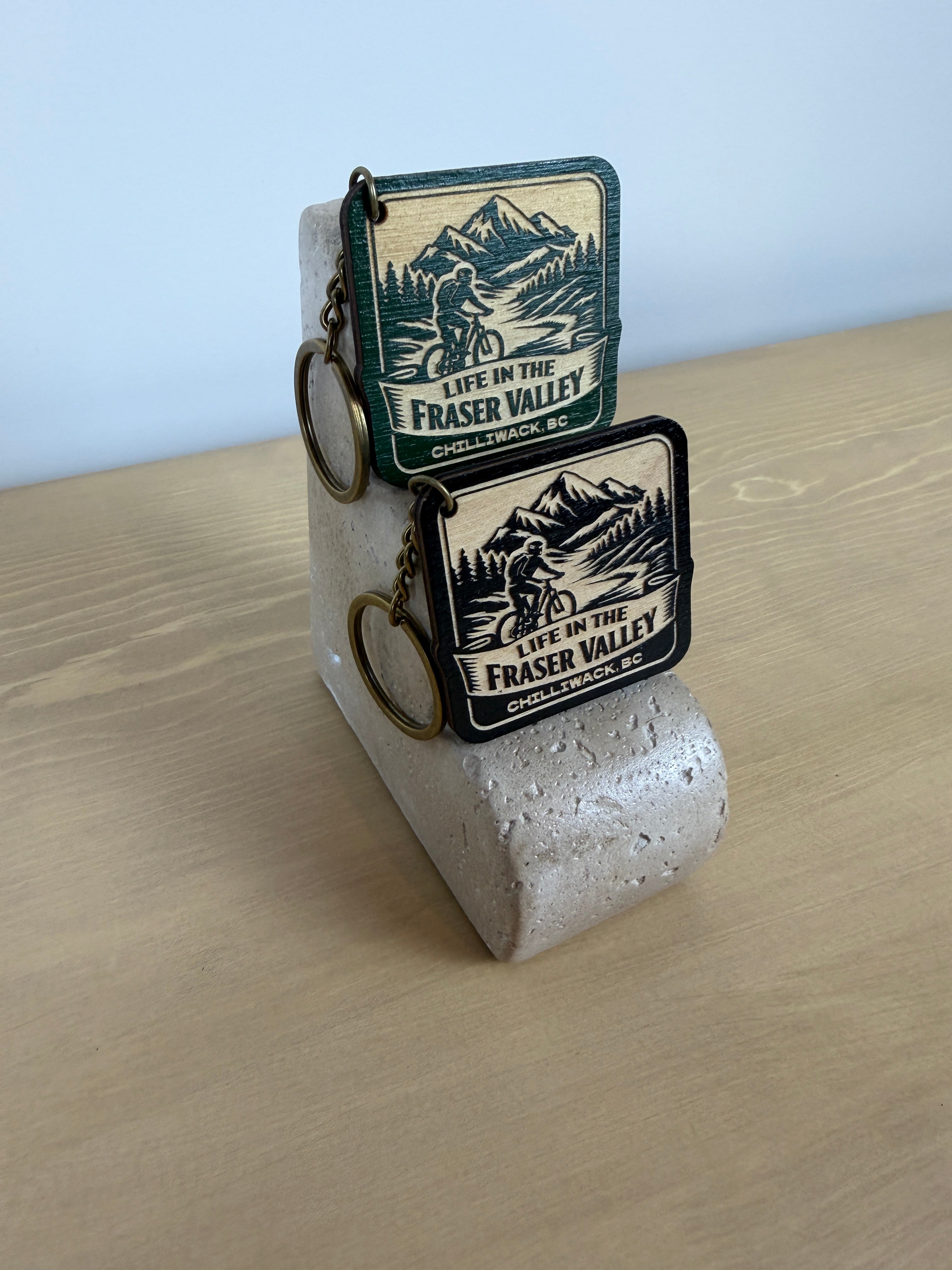 Life in the Fraser Valley Keychain - Chilliwack - Mountain Biking