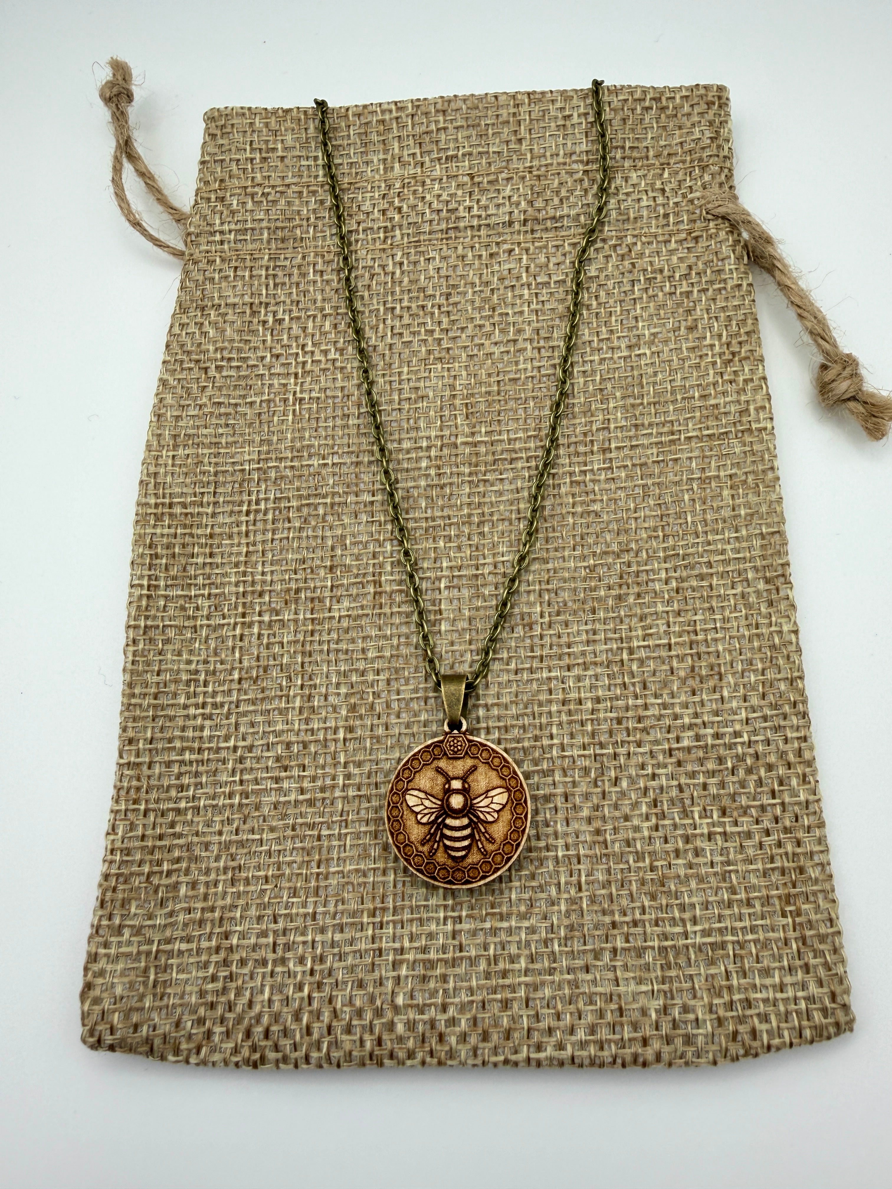 Bee Pendant - Purpose, Service and Community