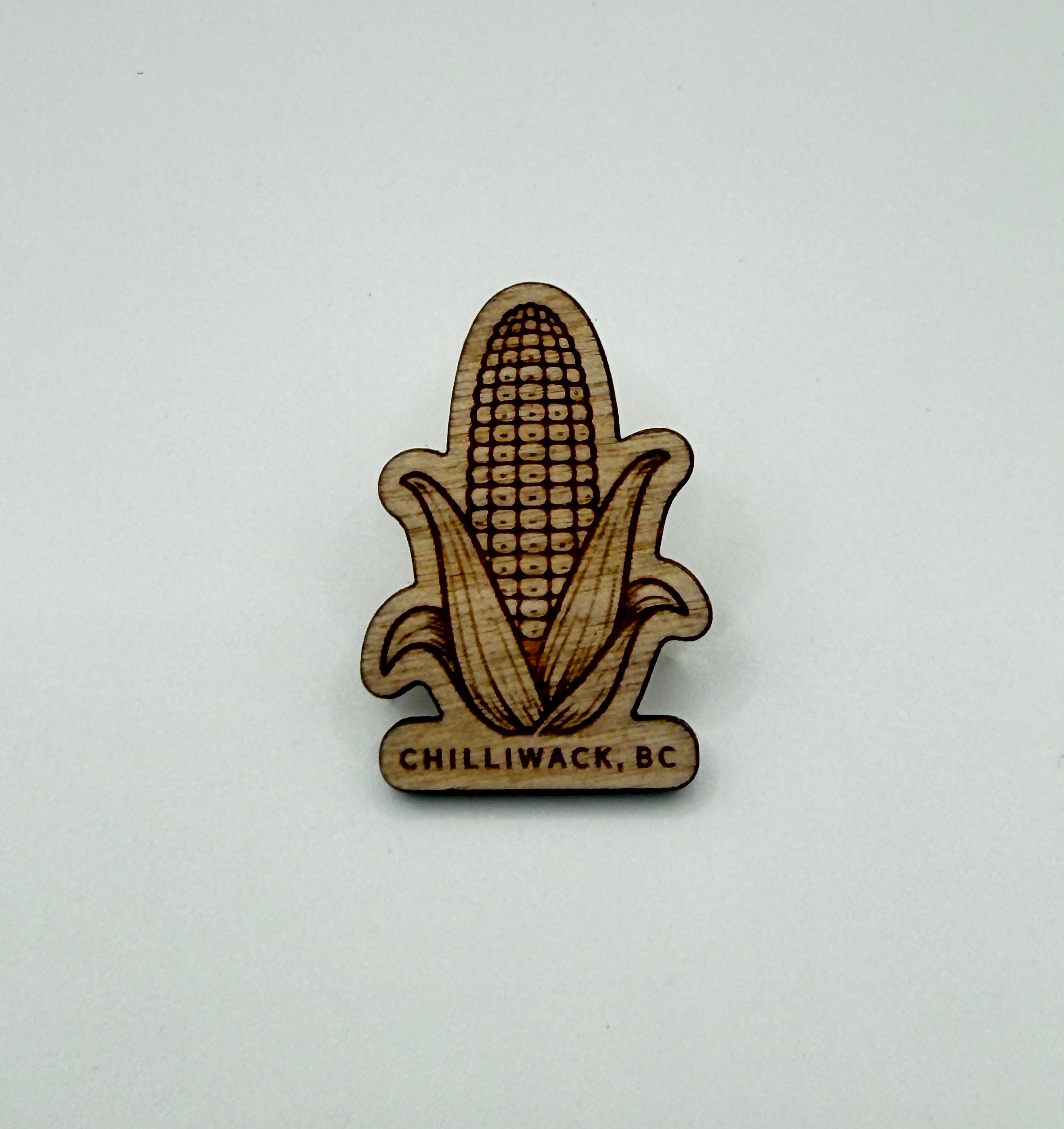 Chilliwack Corn | Wooden Souvenir Pin