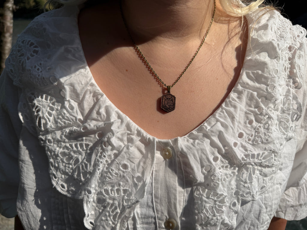 Owl Pendant - Wisdom, Patience and Perspective