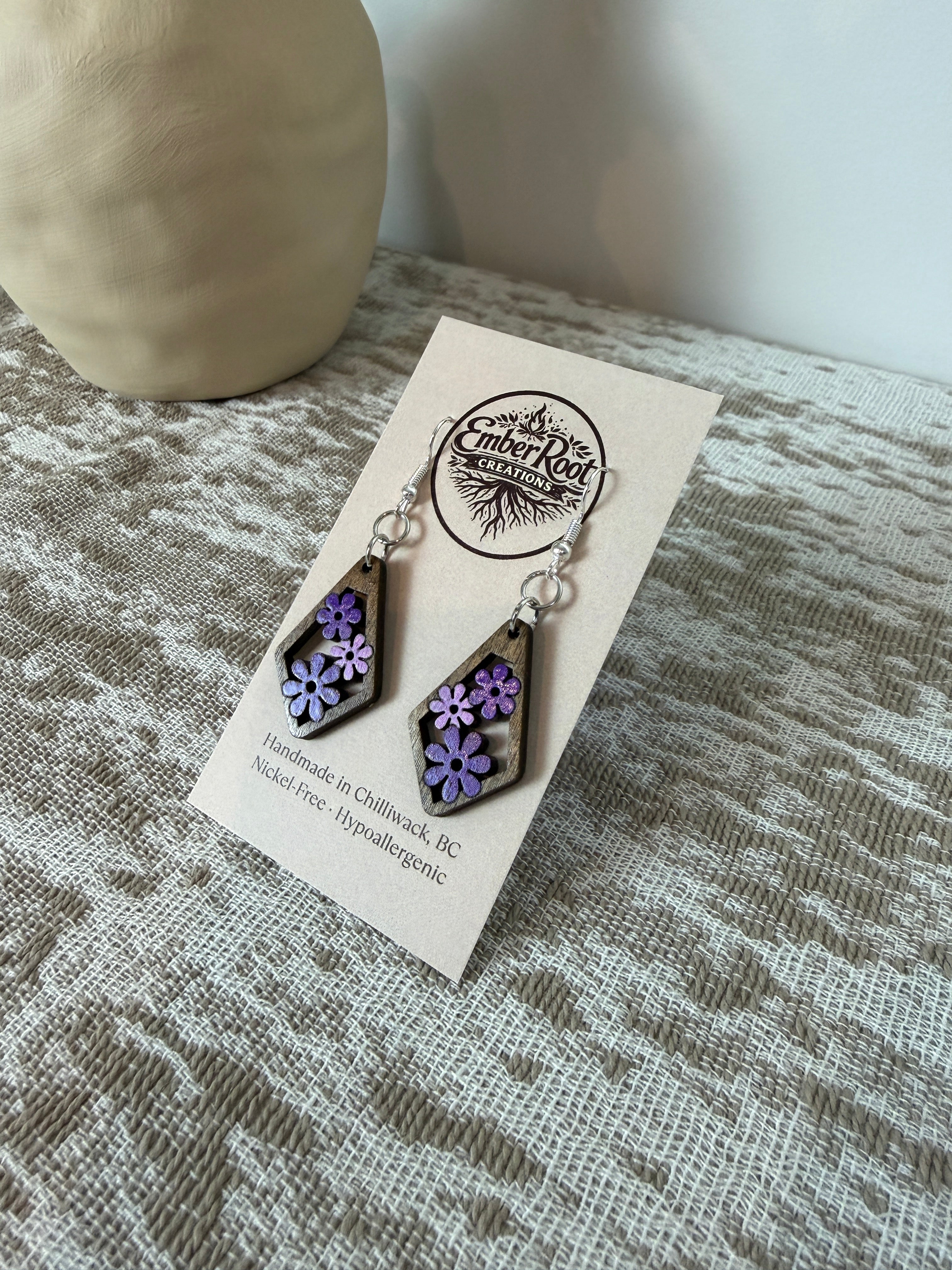 🌼 Spring Bloom Floral - Dangle Earrings