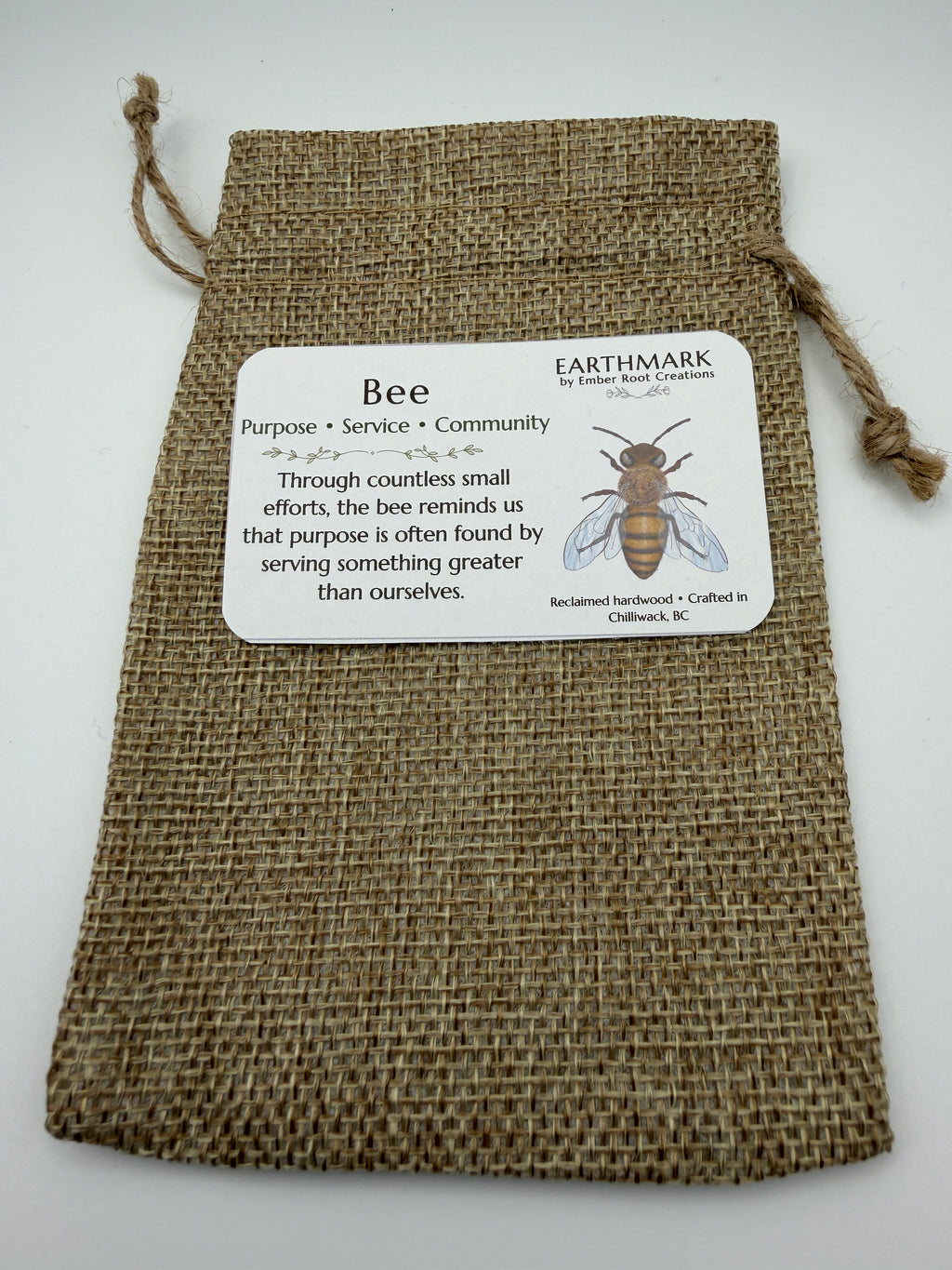 Bee Pendant - Purpose, Service and Community
