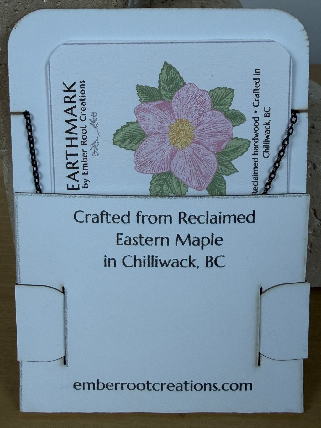 Wild Rose Pendant - Resilience, Courage and Beauty