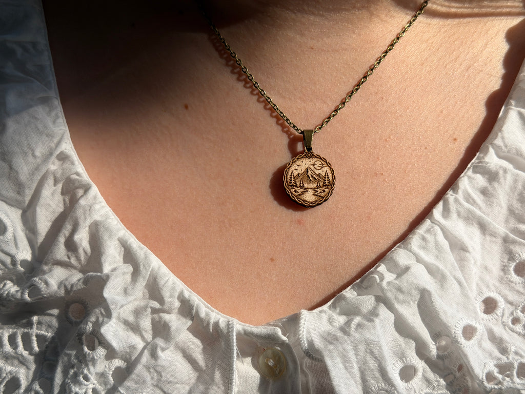 Mountain River Pendant - Adaptability, Persistence and Strength