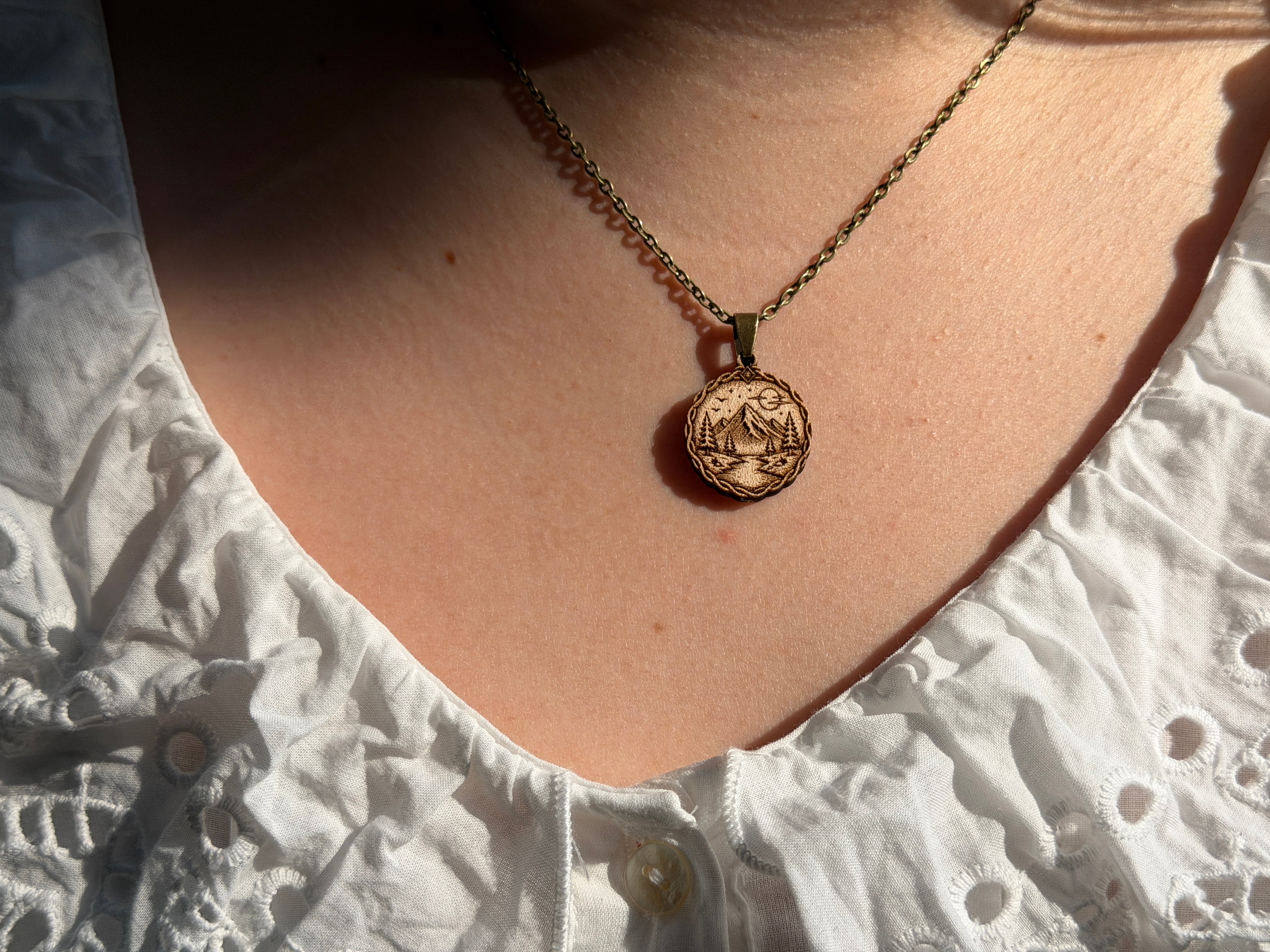 Mountain River Pendant - Adaptability, Persistence and Strength