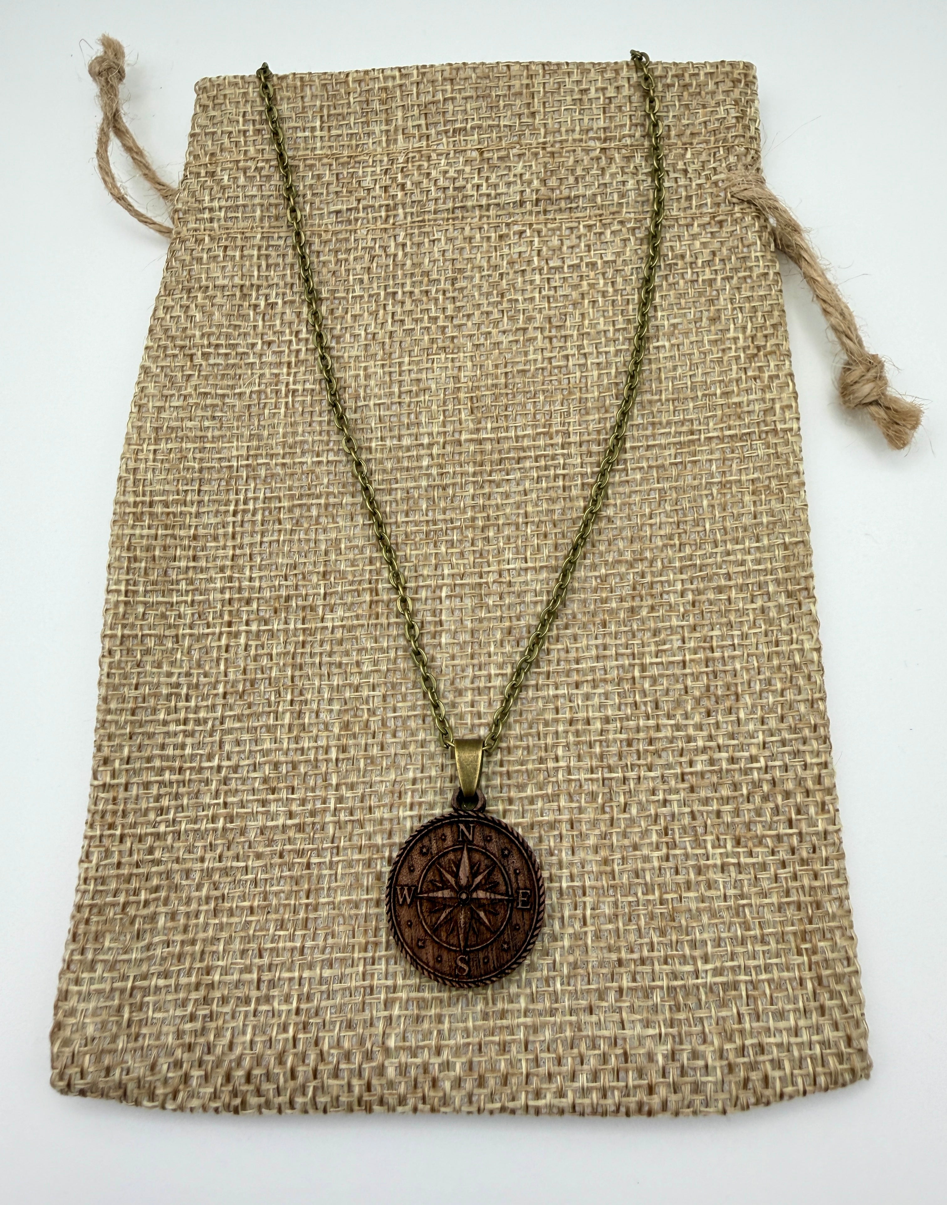 Compass Rose Pendant - Direction, Purpose and Courage