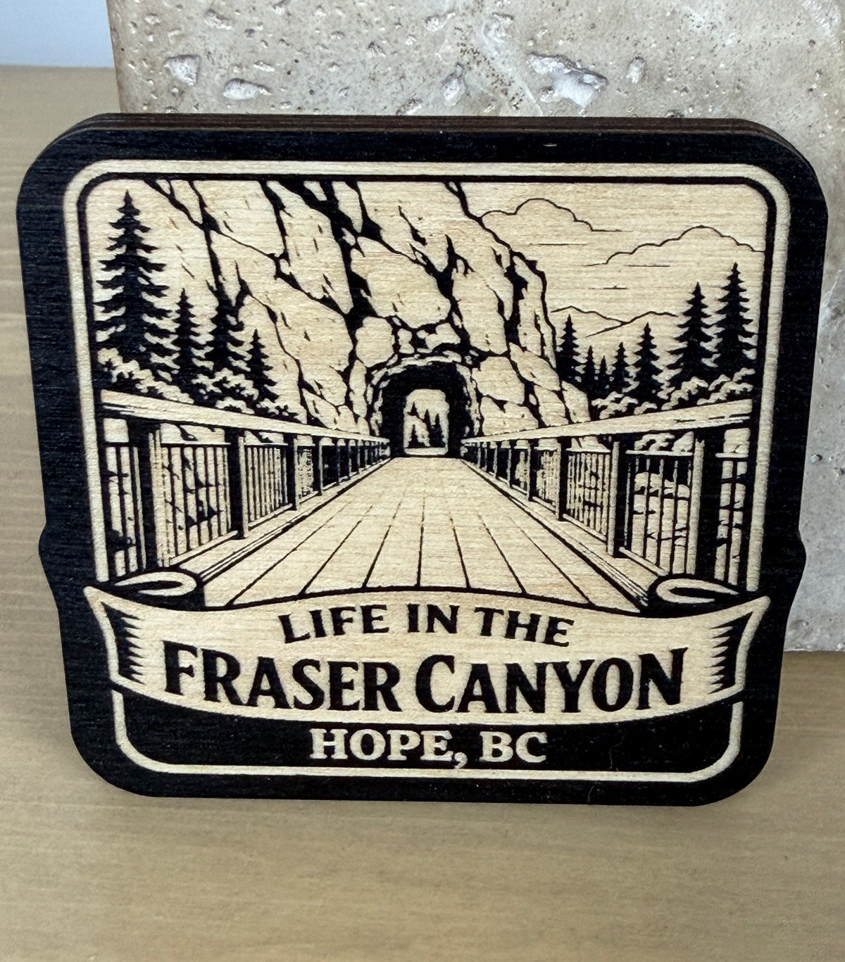 Life in the Fraser Canyon Magnet - Hope, BC - Othello Tunnels