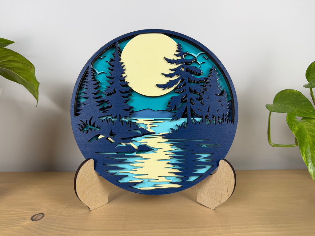 Reflections at Moonrise