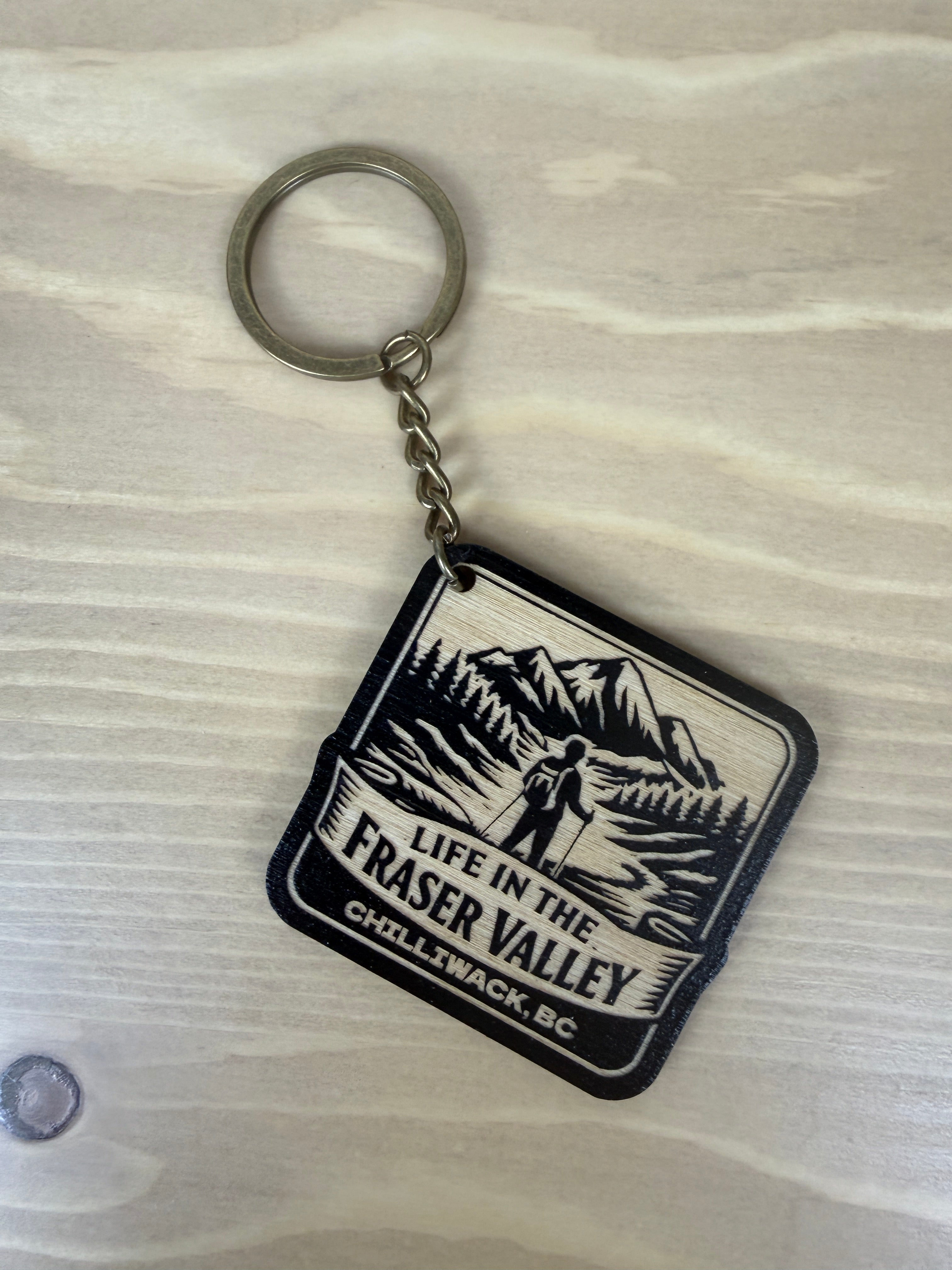 Life in the Fraser Valley Keychain - Chilliwack - Hiking