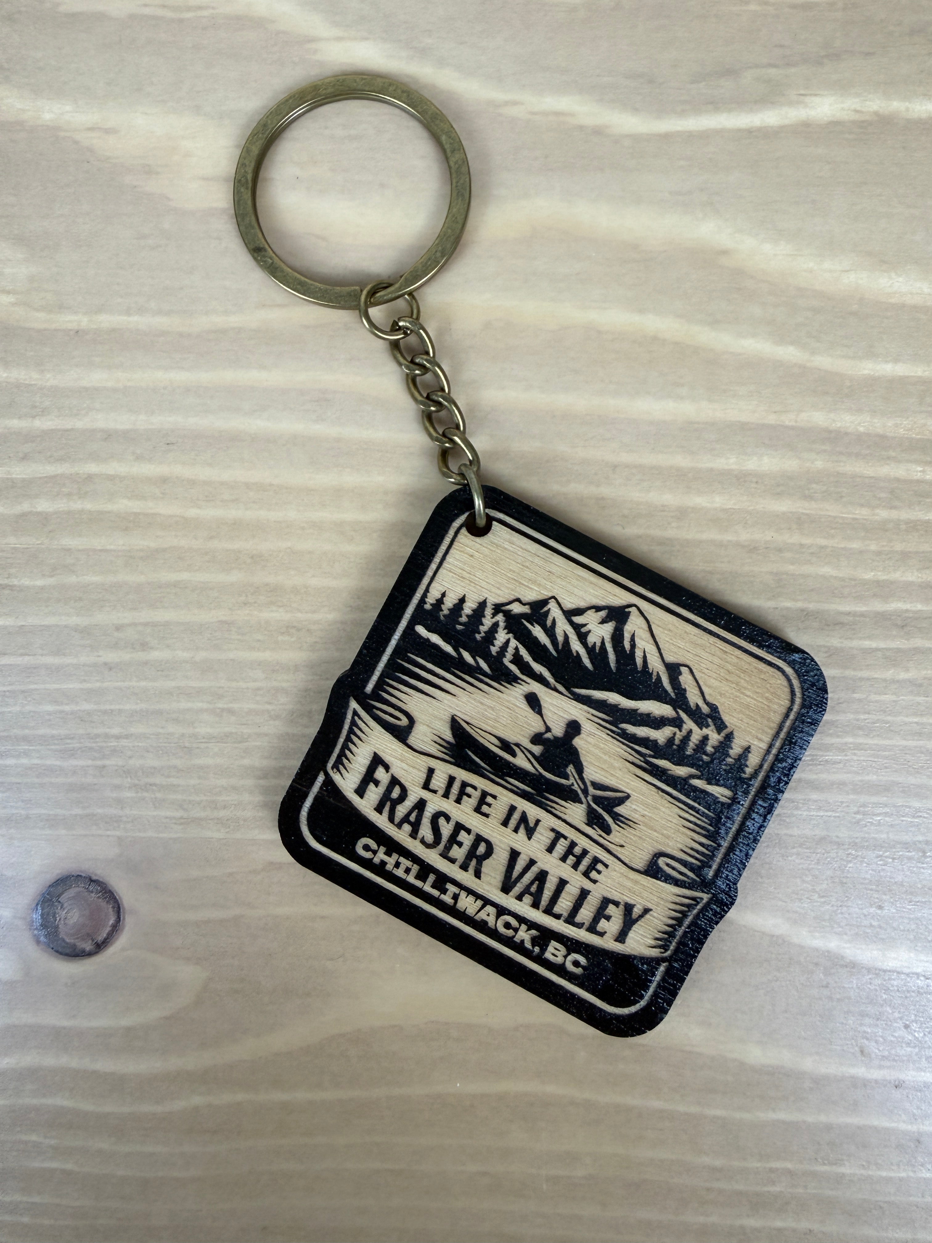Life in the Fraser Valley Keychain - Chilliwack - Kayaking