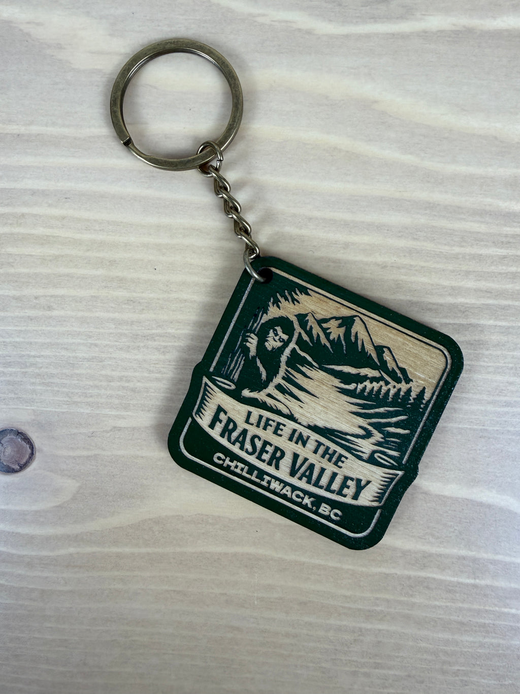 Life in the Fraser Valley Keychain - Chilliwack - Sasquatch