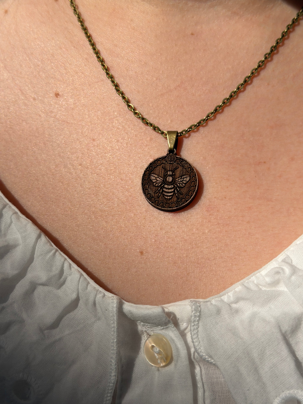 Bee Pendant - Purpose, Service and Community