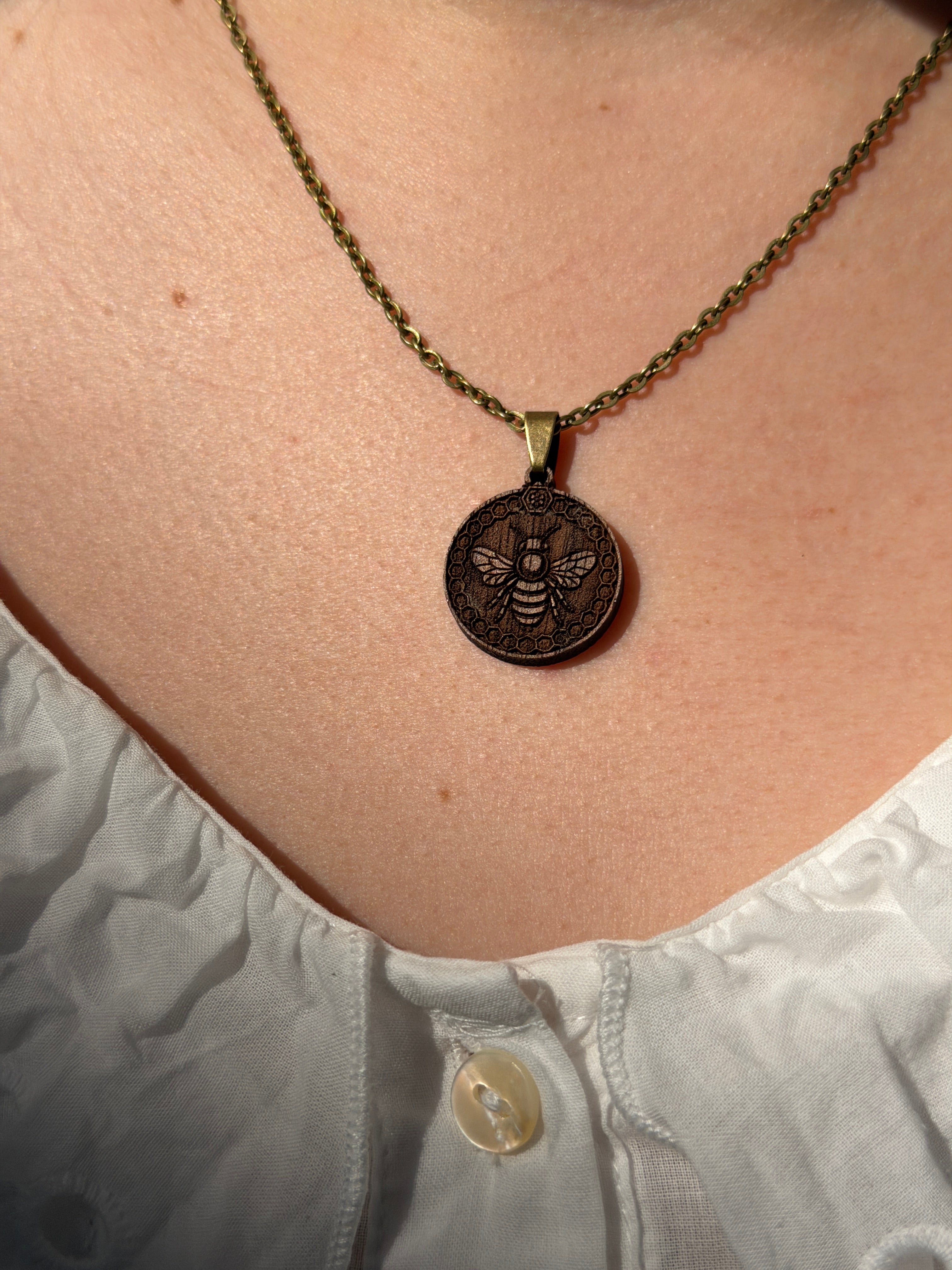 Bee Pendant - Purpose, Service and Community