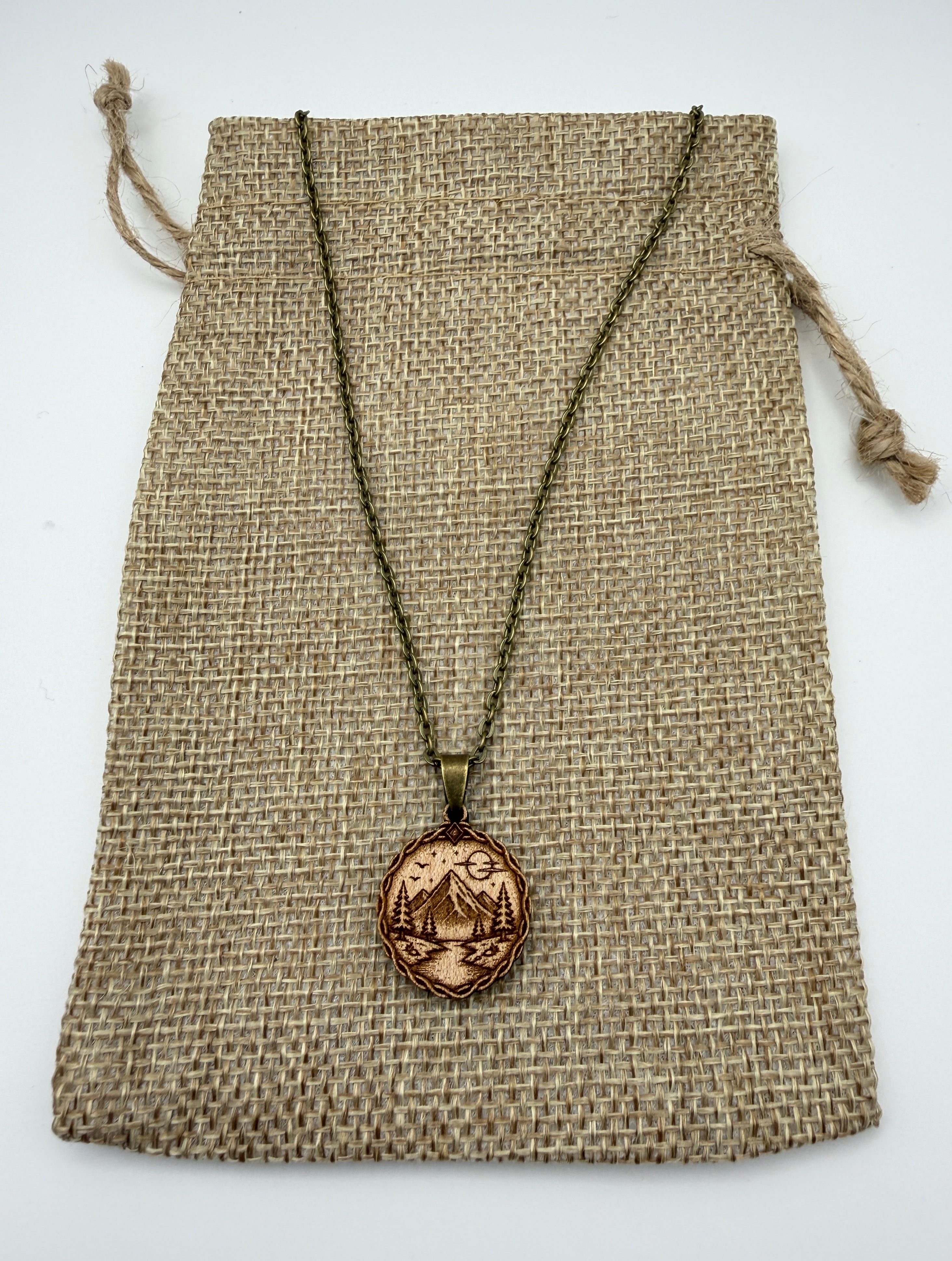 Mountain River Pendant - Adaptability, Persistence and Strength