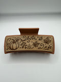 Autumn Pumpkin
Wood Hair Clip
