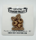 Chilliwack Blueberries | Wooden Souvenir Pin