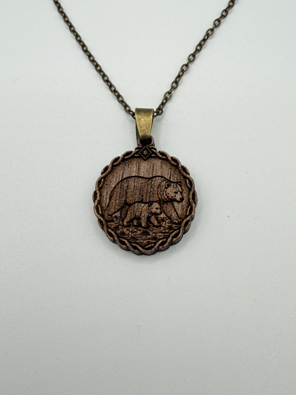Bear & Cub Pendant - Family, Devotion and Belonging