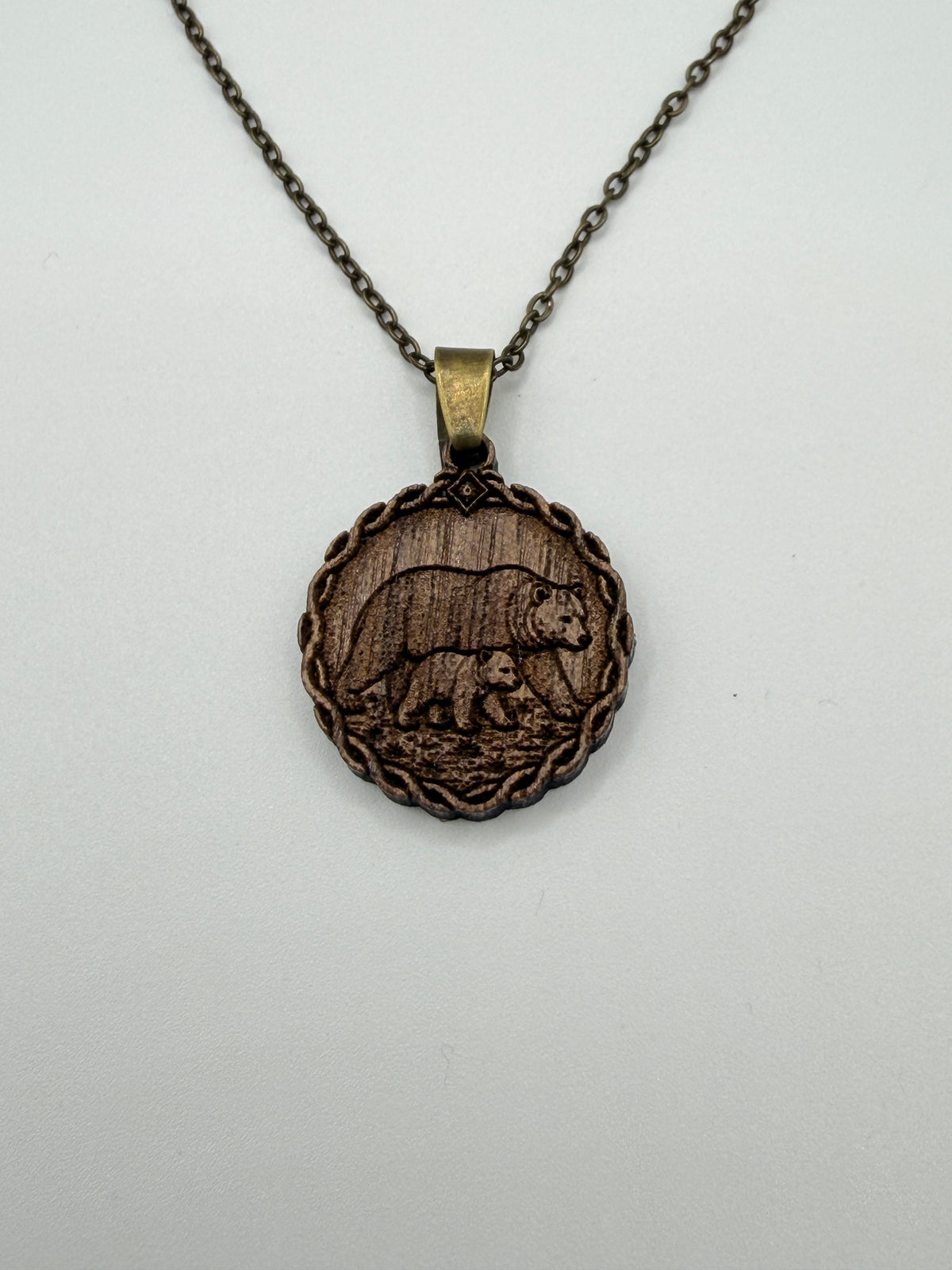 Bear & Cub Pendant - Family, Devotion and Belonging