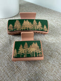 Nature inspired Wood Hair  Clips