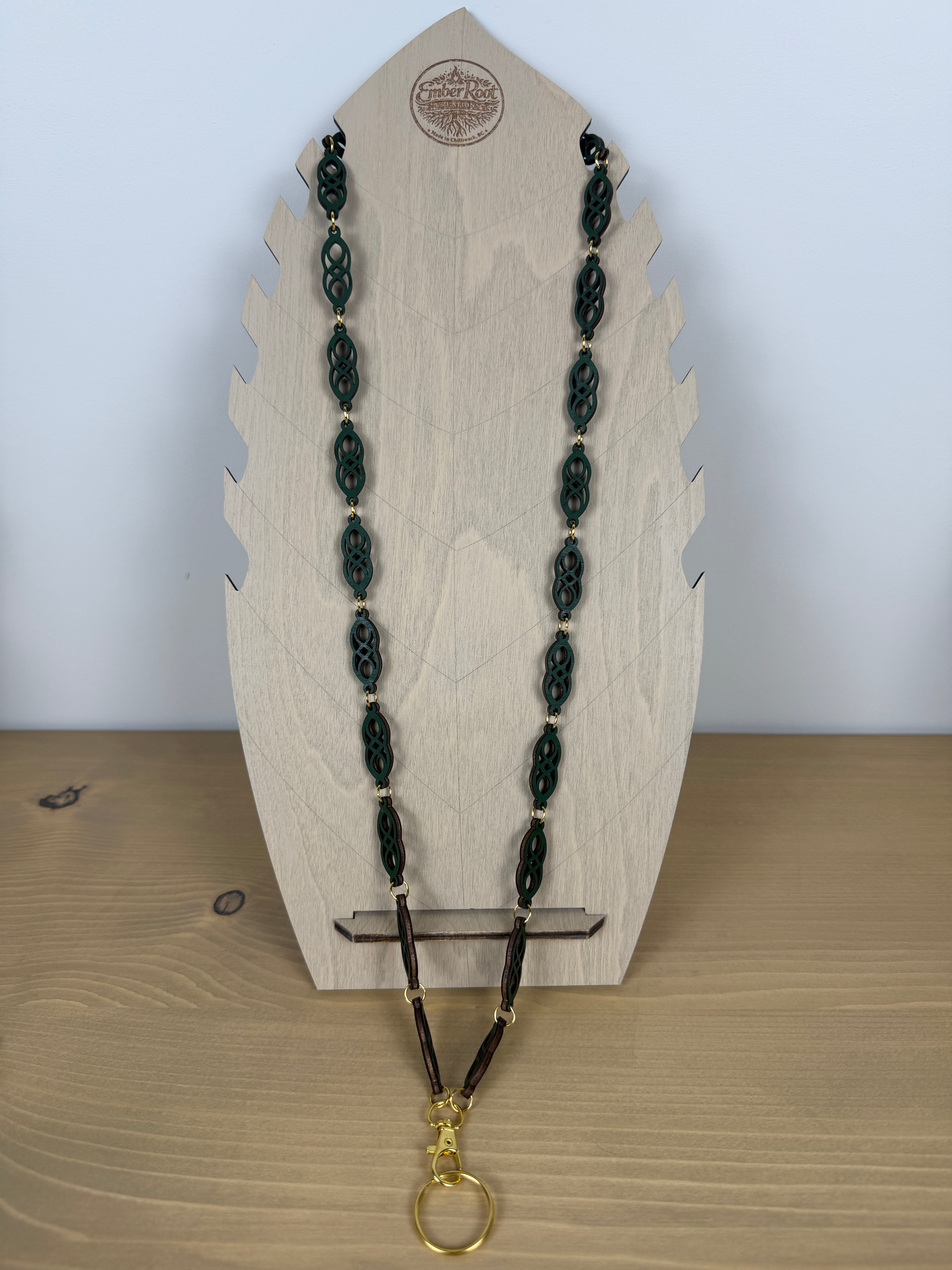 Wood Link Lanyard set