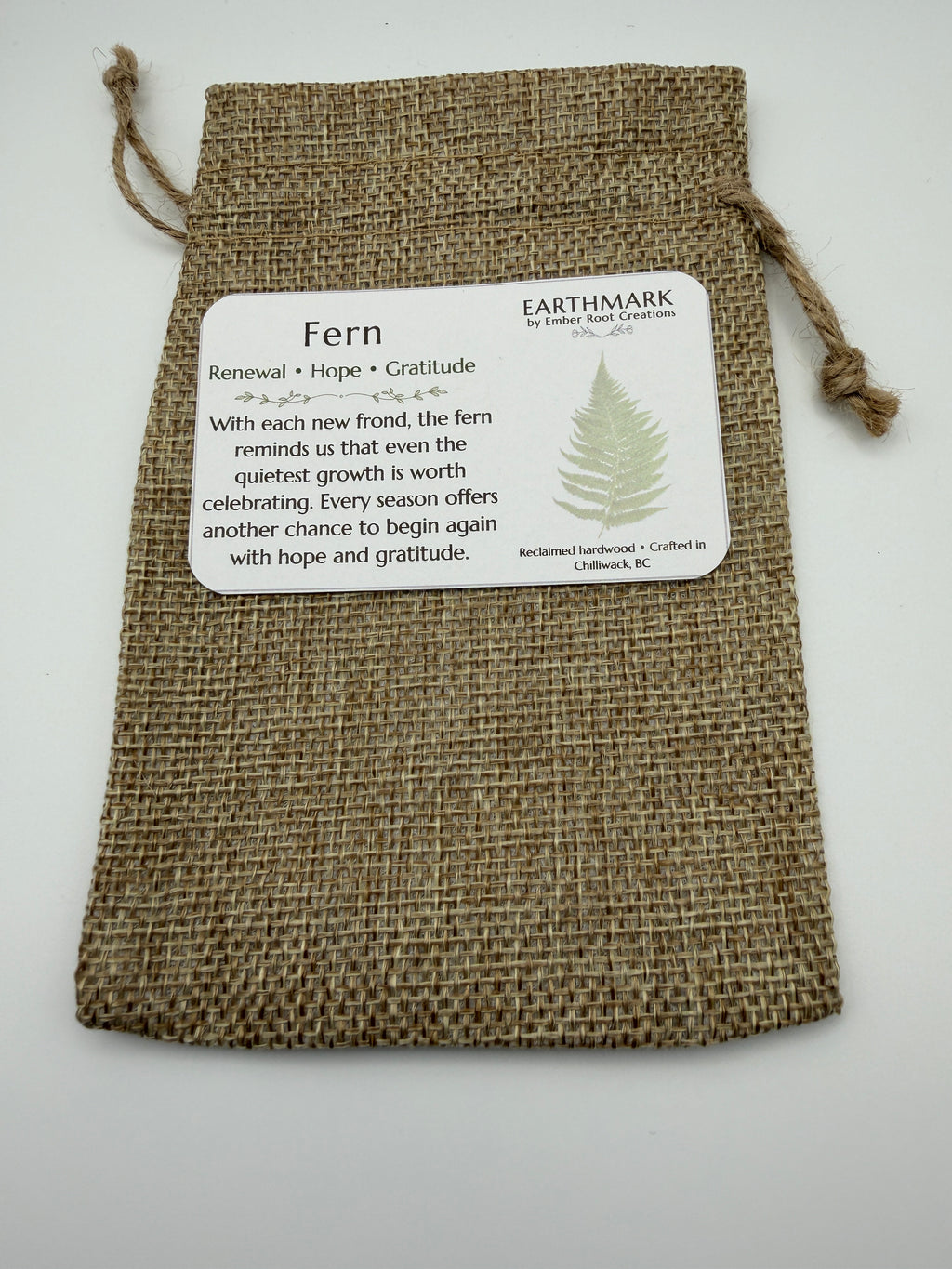 Fern Pendant - Renewal, Hope, and Gratitude