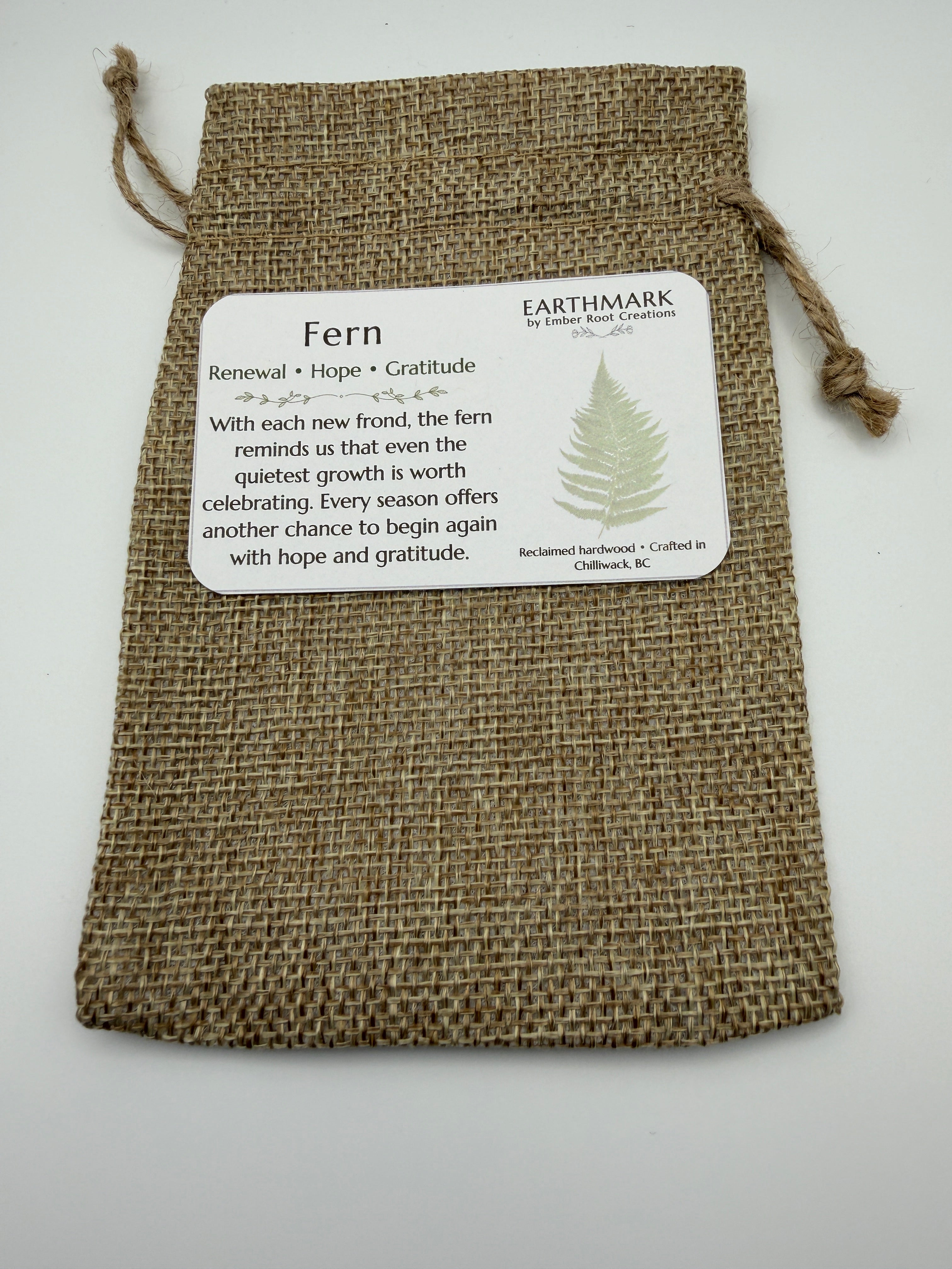 Fern Pendant - Renewal, Hope, and Gratitude
