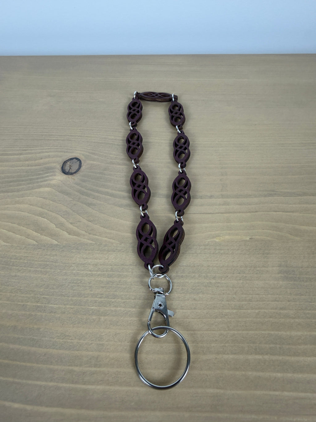 Handcrafted Wood Wristlet | Keychain + Phone Strap option